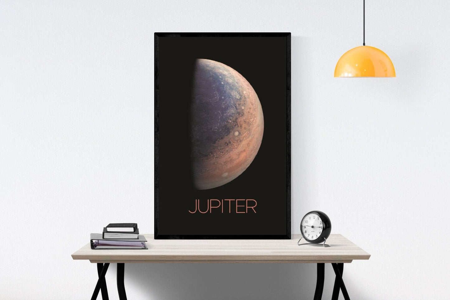 Jupiter Southern Pole Art Print | NASA Art | Space Artwork | Gas Giant | Solar System | Jupiter Poster | Solar System Print Great Red Spot