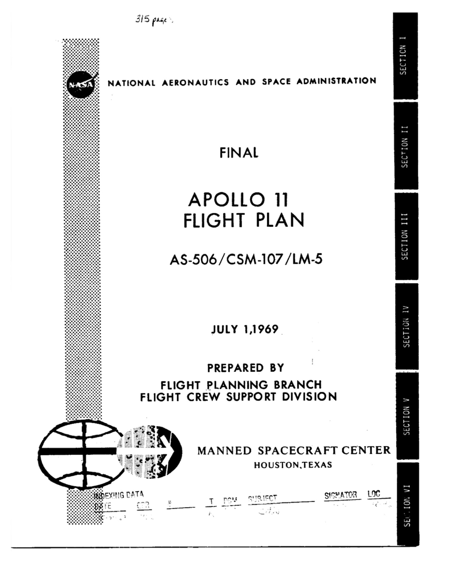 Apollo 11 Lunar Flight Plan | NASA Manual | 1969 Moon Landing Poster | Vintage Art Print | Earth | Tranquility Base