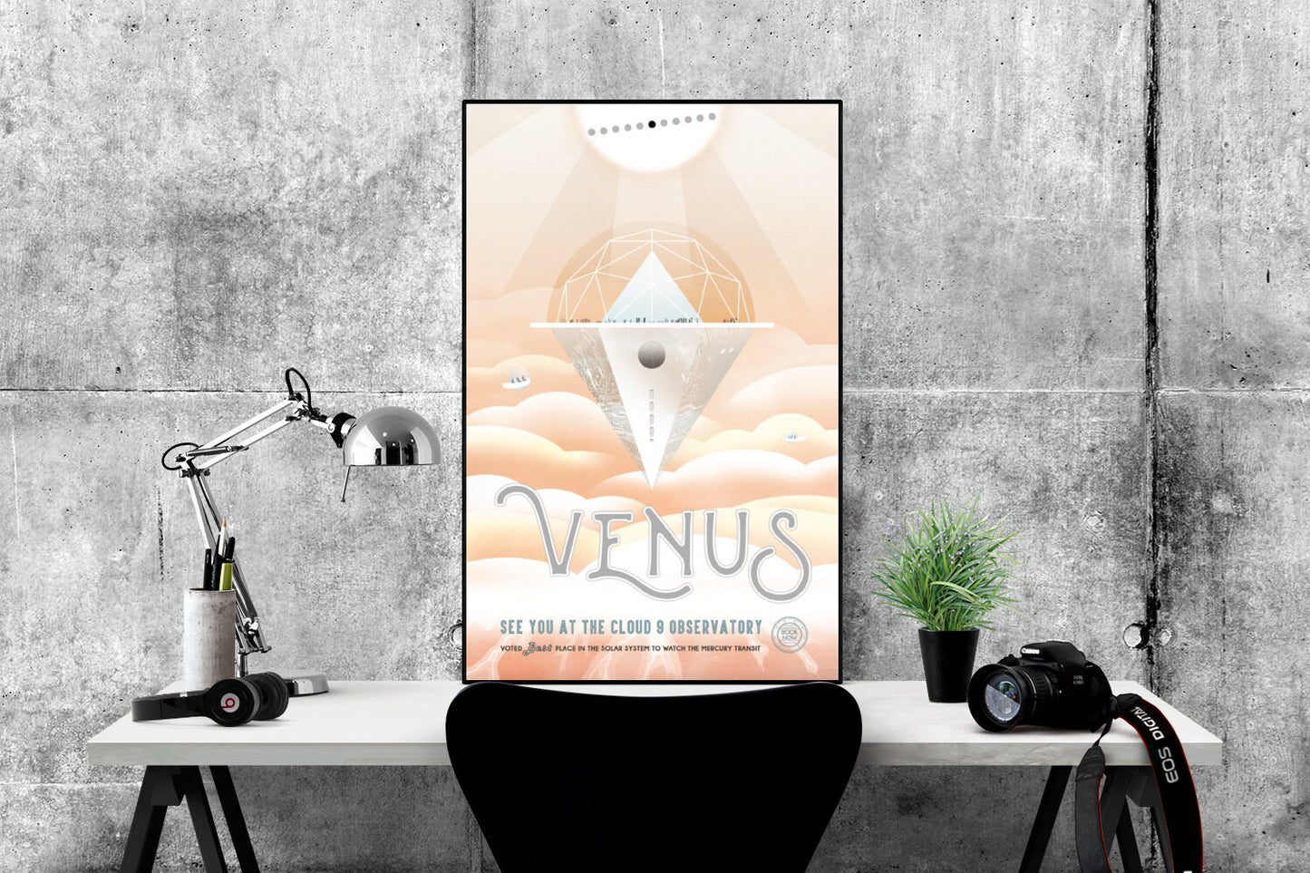 Visions of the Future | Venus | Solar System | NASA JPL | Outer Space Art | Space Tourism Artwork | Floating City | Cloud 9 Observatory