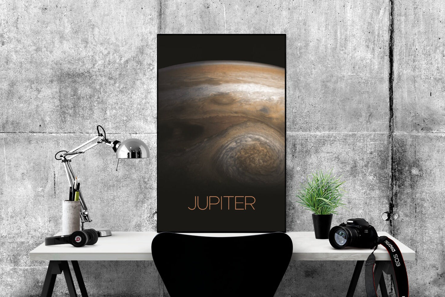 Jupiter Red Spot Art Print | NASA Art | Space Artwork | Gas Giant | Solar System Art | Jupiter Poster | Solar System Print