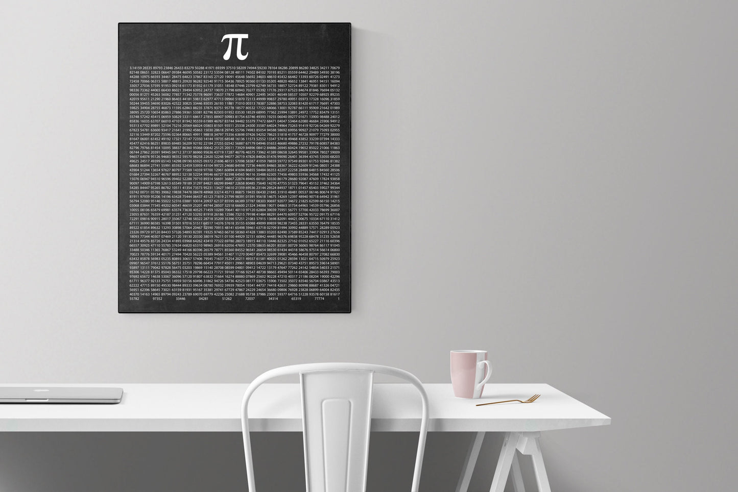 Mathematics Art Print | Pi To 5000