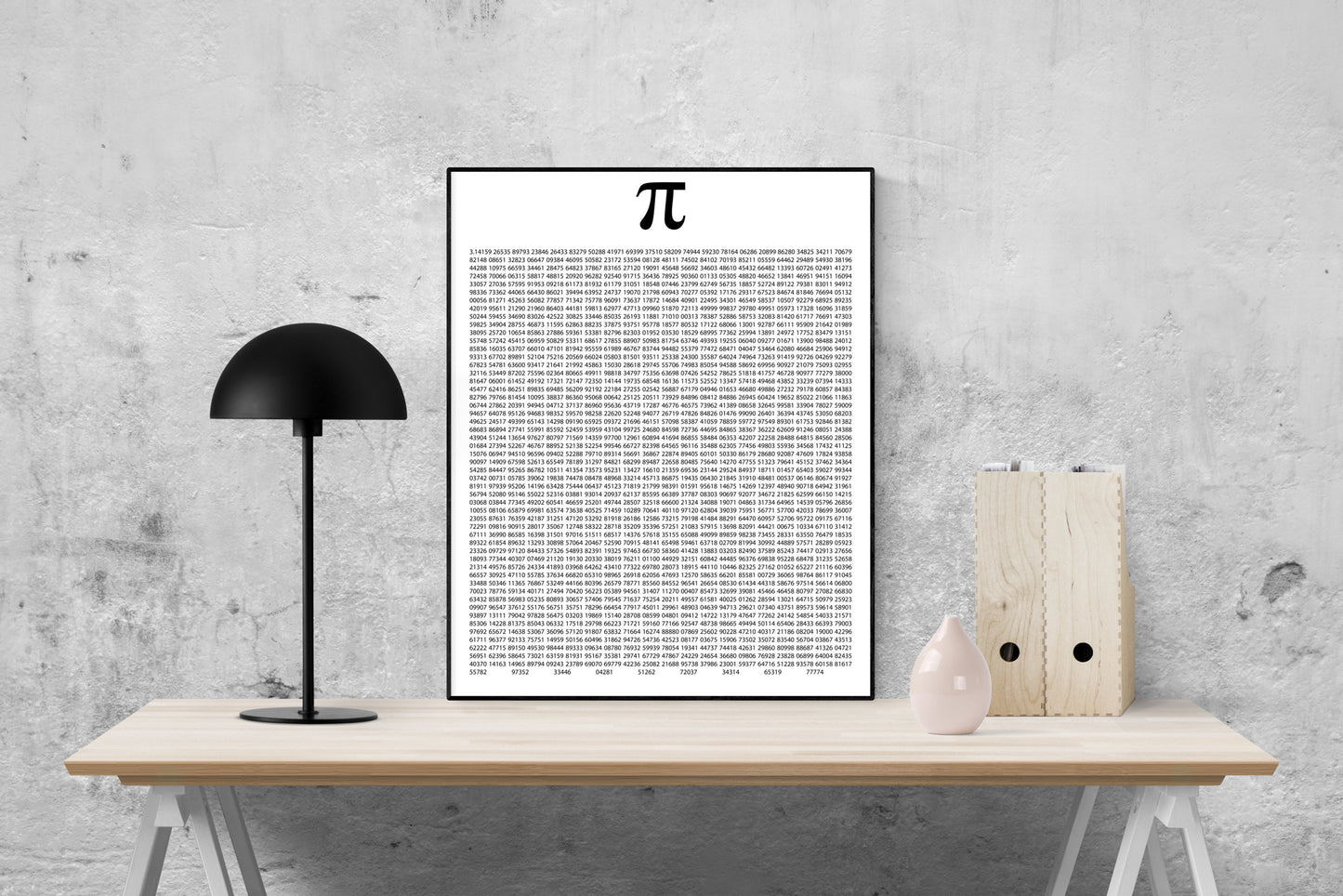 Mathematics Art Print | Pi To 5000