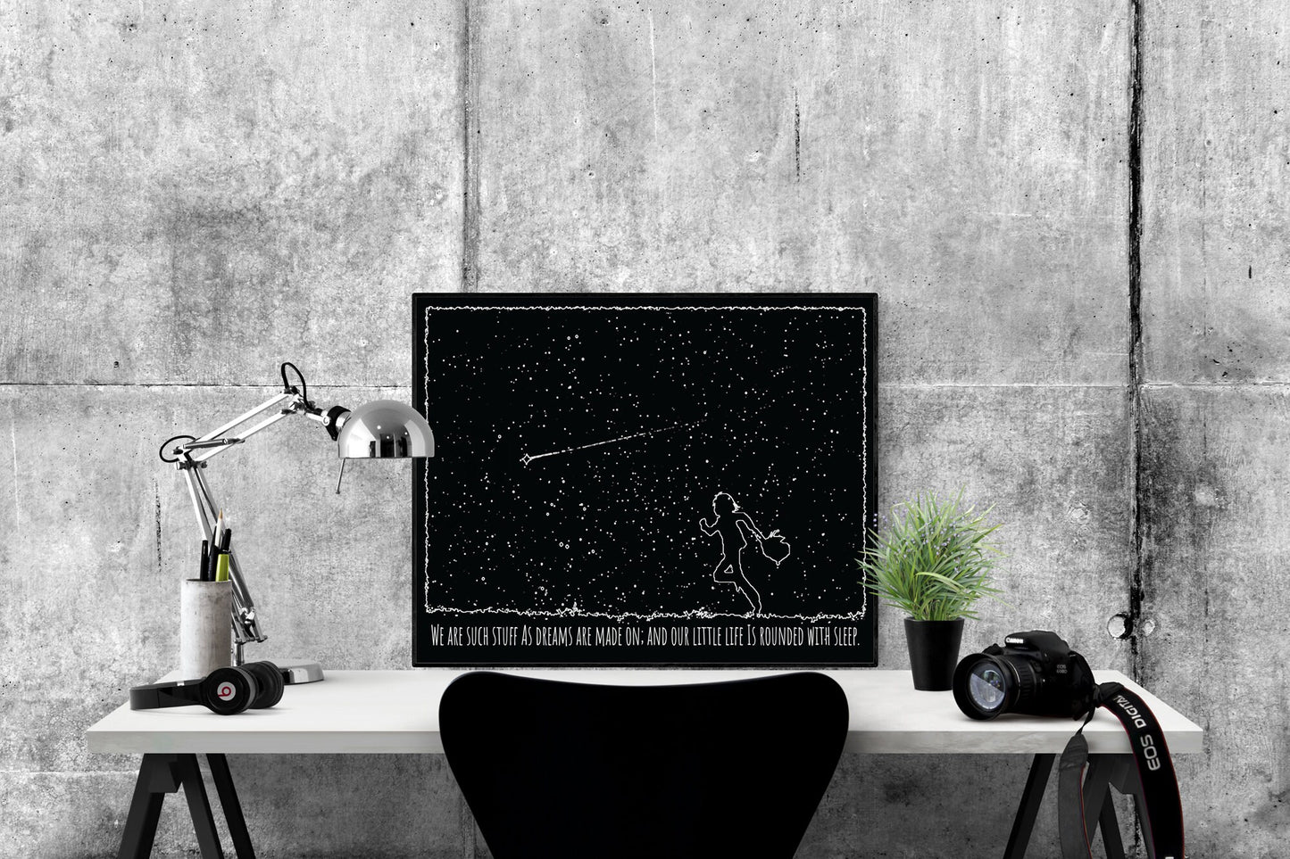 We Are Such Stuff As Dreams Are Made On; And Our Little Life Is Rounded With Sleep | William Shakespeare | The Tempest | Art Print