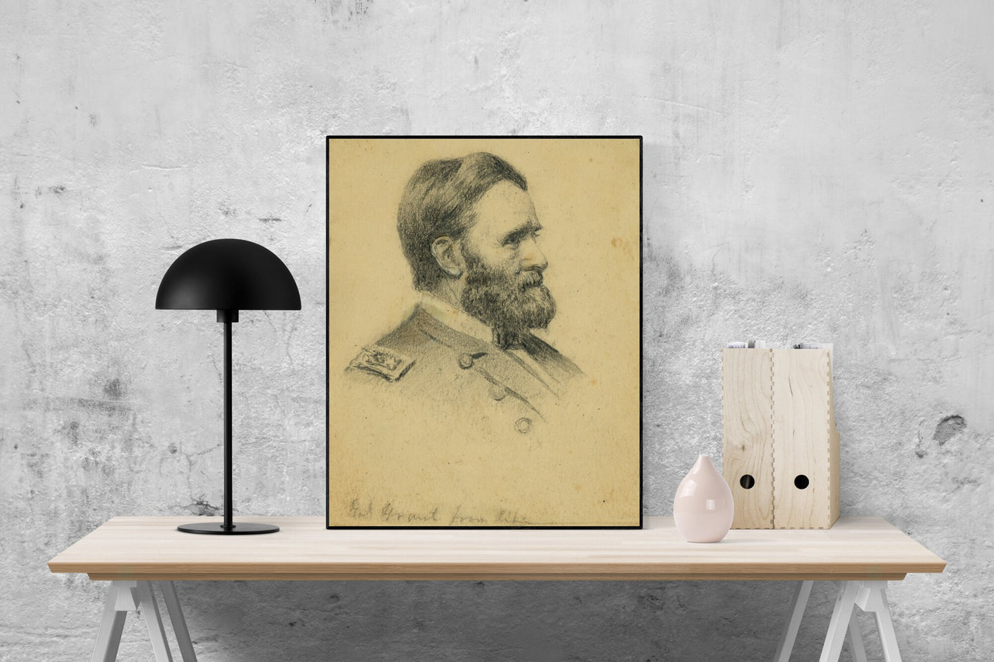 General Grant From Life | Unaltered Drawing | US Civil War | Art Print