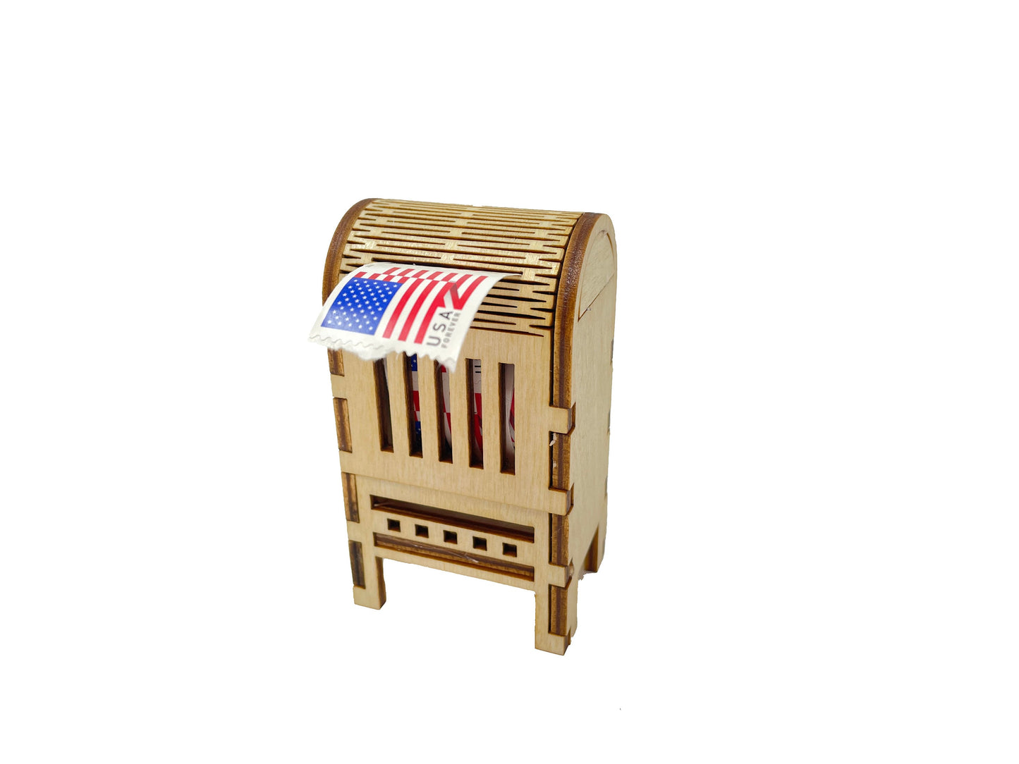 Mailbox Stamp Dispenser | Stamps NOT INCLUDED | Completed Size: 2 in x 1.5 in x 3.5 in | Some Assembly Required