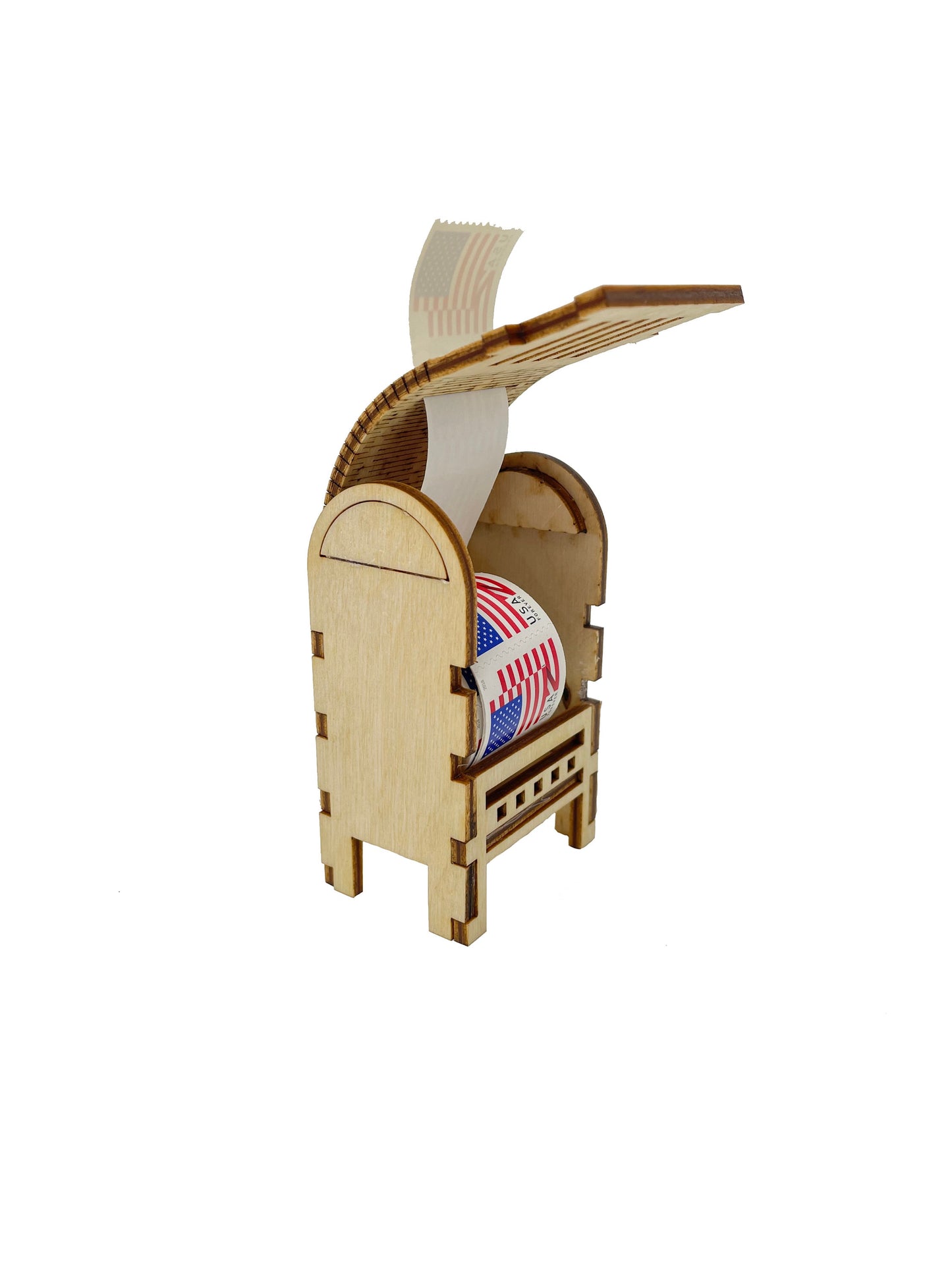 Mailbox Stamp Dispenser | Stamps NOT INCLUDED | Completed Size: 2 in x 1.5 in x 3.5 in | Some Assembly Required