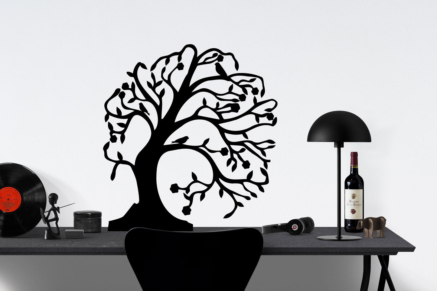 The Bent Tree | Home Decor | Birds | Leaves | Acrylic