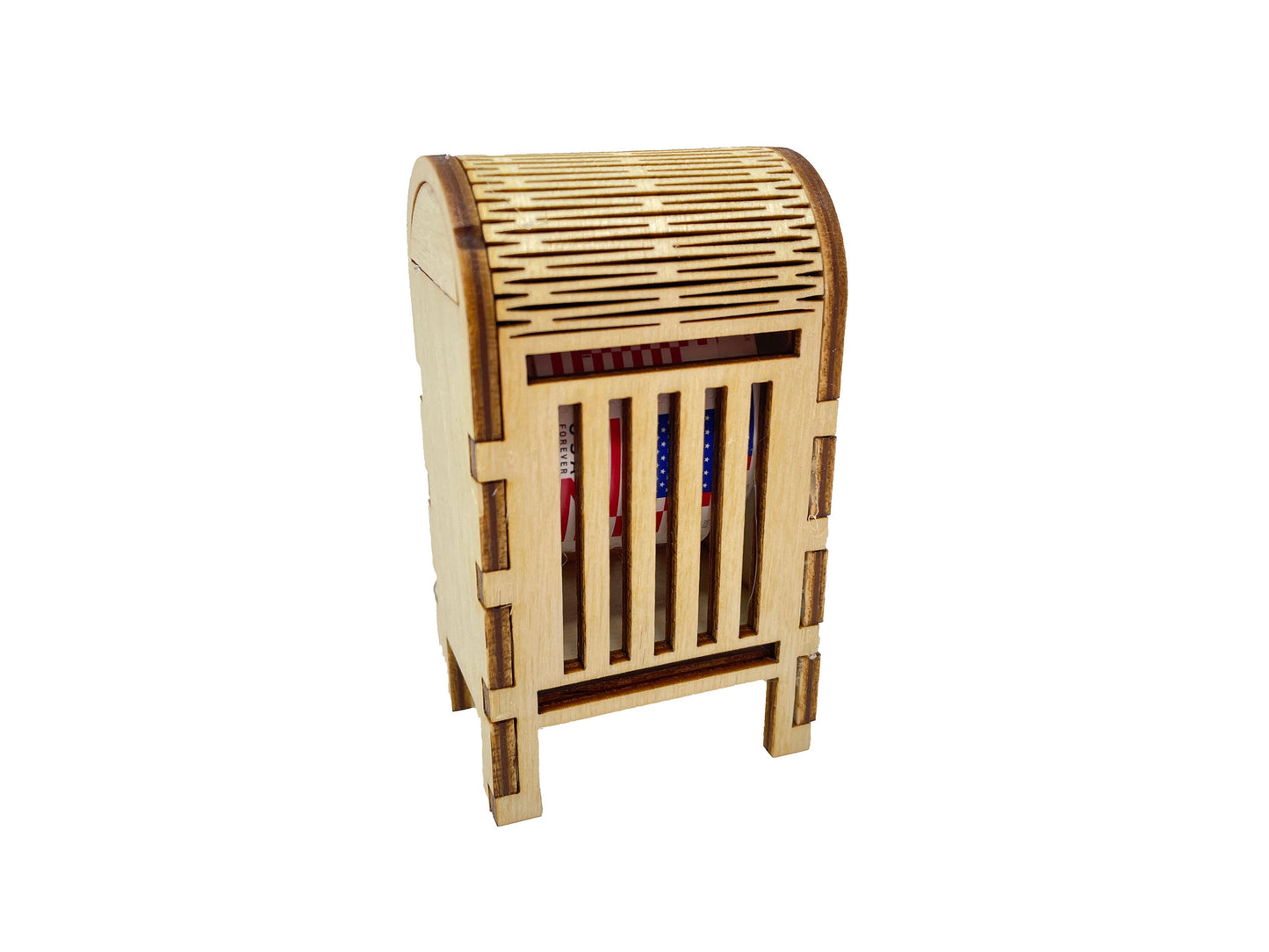 Mailbox Stamp Dispenser | Stamps NOT INCLUDED | Completed Size: 2 in x 1.5 in x 3.5 in | Some Assembly Required