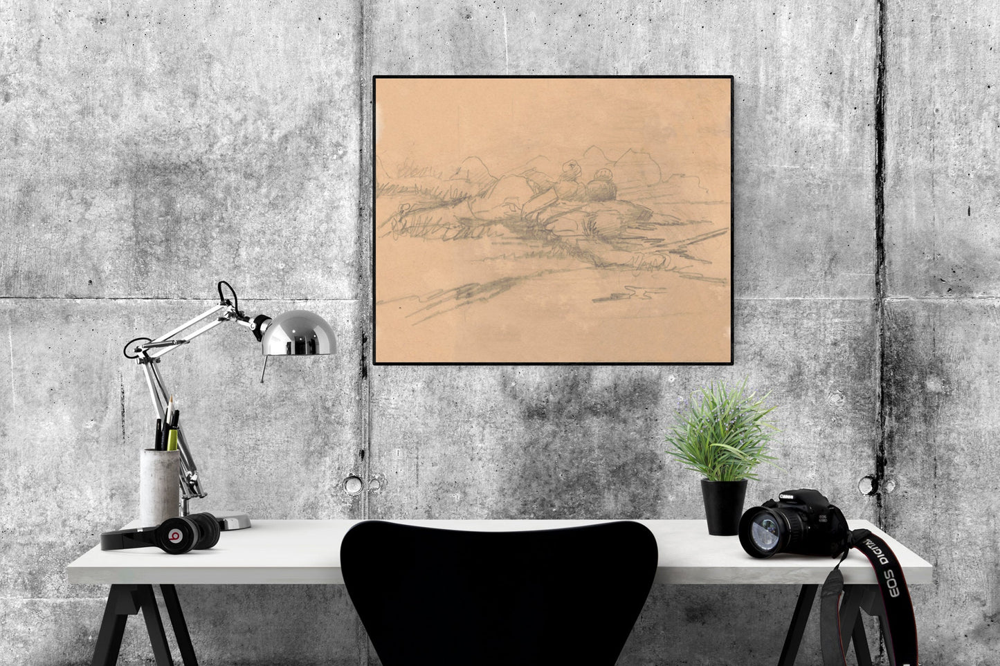 Casualties of War | Drawn by Adolph Metzner | Civil War | Art Print