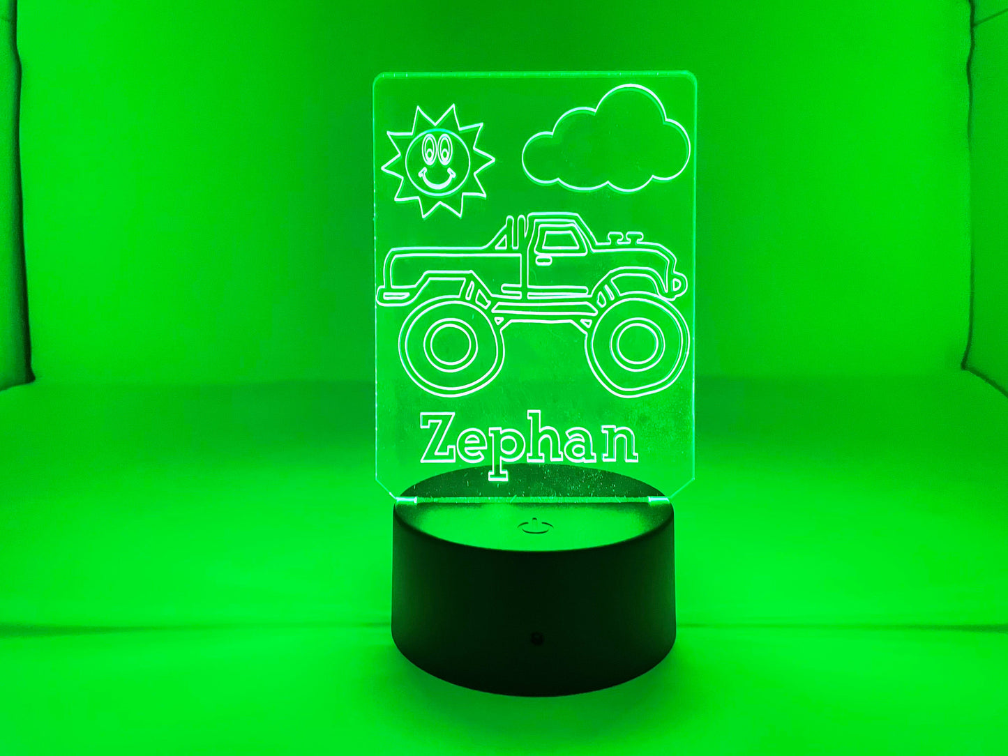Monster Truck | Demolition Derby | Personalized LED Sign | Gifts for Kids | Kid Home Decor | Night Light for Kids