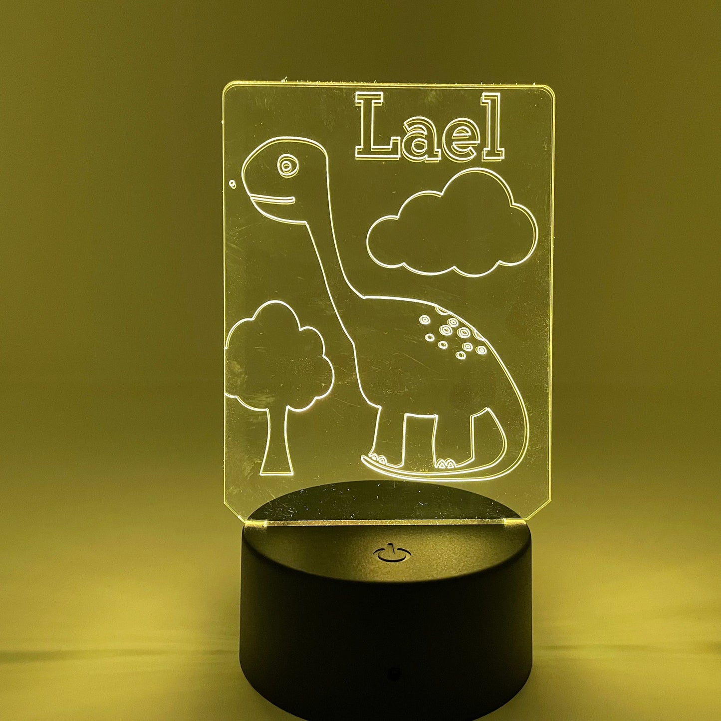 Brachiosaurus | Dinosaur Nightlight | Personalized LED Sign | Gifts for Kids | Kid Home Decor | Night Light for Kids