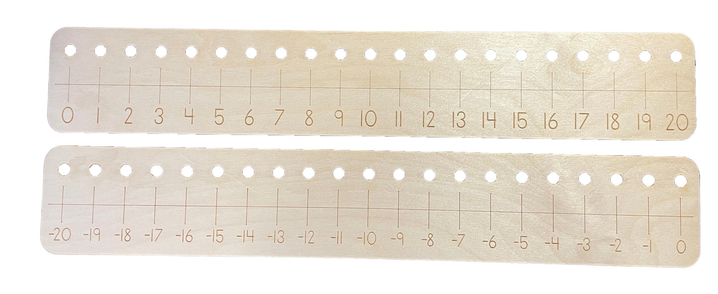 My Number Line | Basic Operations | Positive And Negative | Montessori | Early Education | Learning Numbers | Addition Subtraction And More