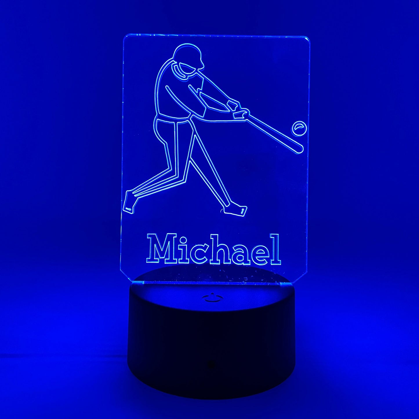 Baseball Or Softball Player | Personalized LED Sign | Gifts for Kids | Kid Home Decor | Night Light for Kids