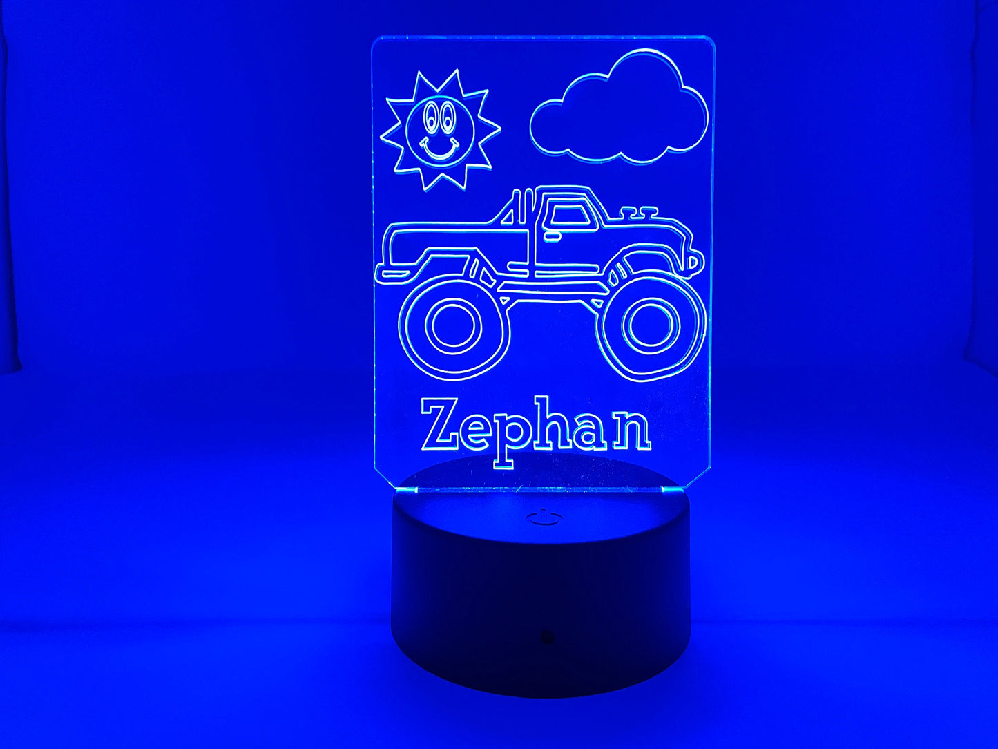 Monster Truck | Demolition Derby | Personalized LED Sign | Gifts for Kids | Kid Home Decor | Night Light for Kids