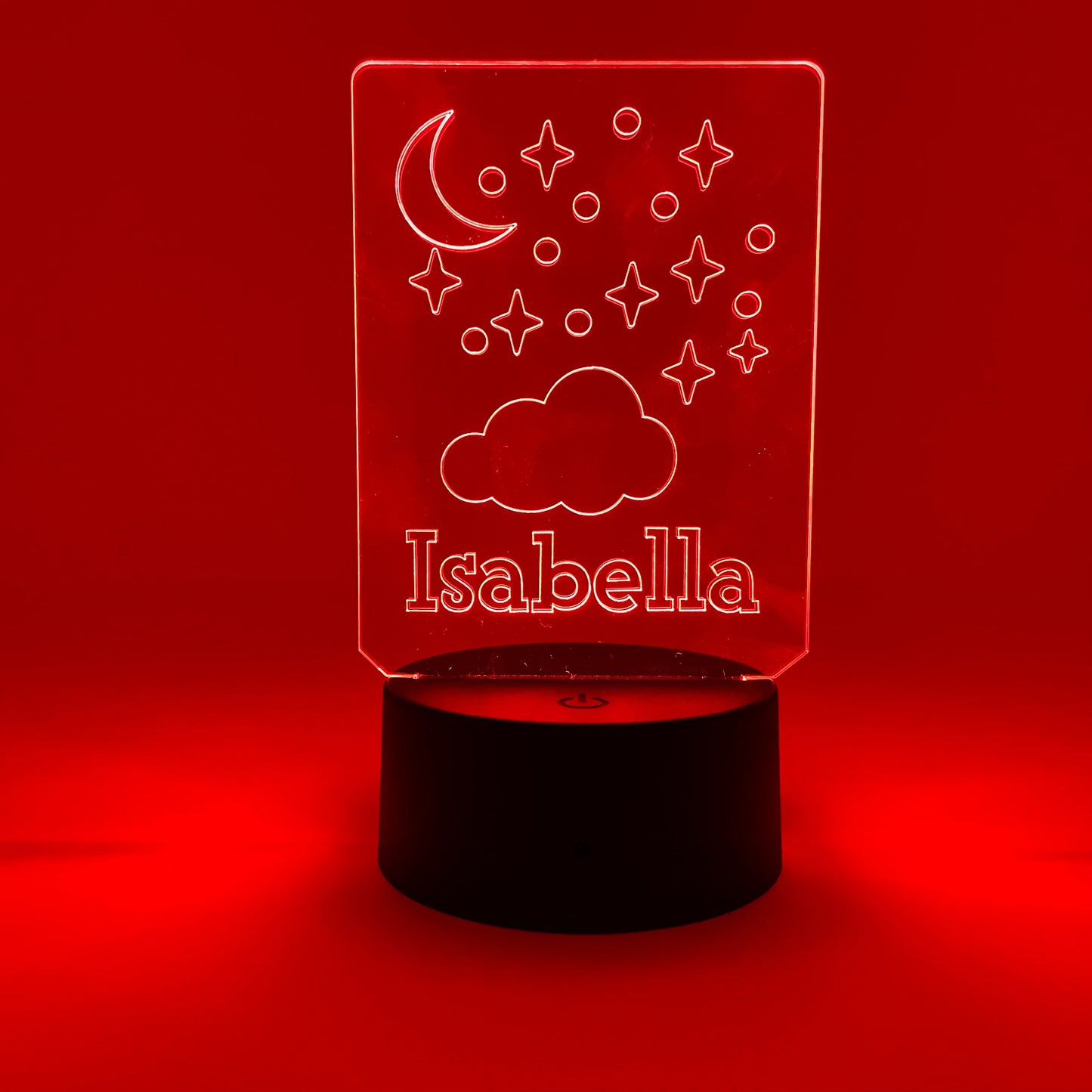 Nighttime Sky With Stars | Personalized LED Sign | Gifts for Kids | Kid Home Decor | Night Light for Kids