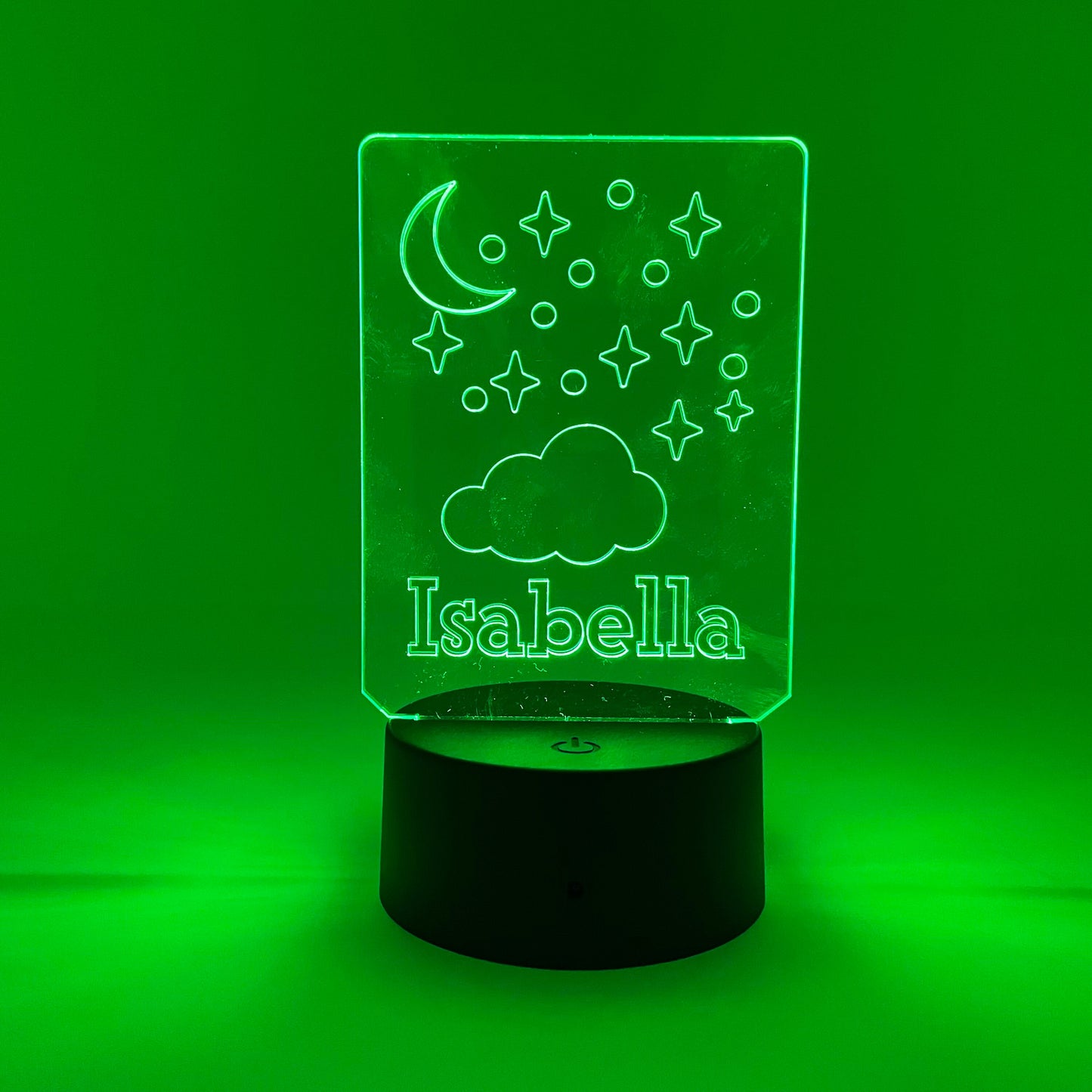 Nighttime Sky With Stars | Personalized LED Sign | Gifts for Kids | Kid Home Decor | Night Light for Kids