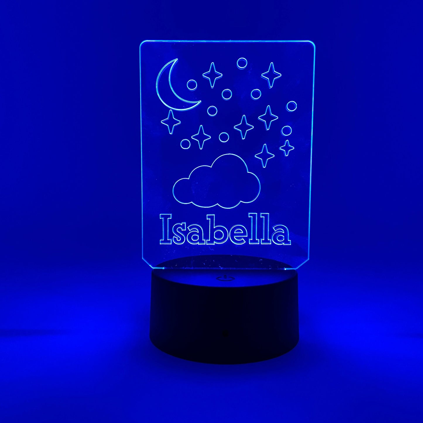 Nighttime Sky With Stars | Personalized LED Sign | Gifts for Kids | Kid Home Decor | Night Light for Kids