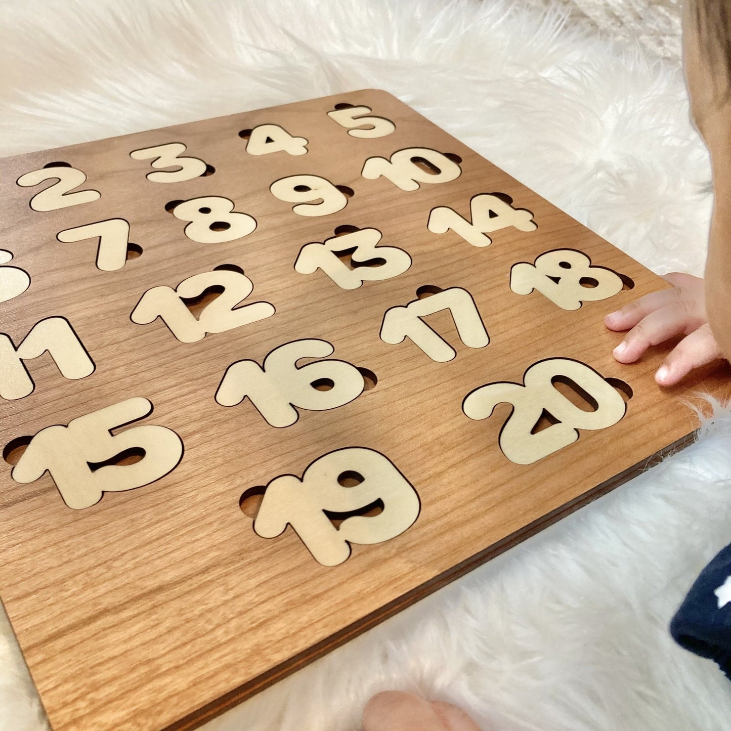 DIY Wooden Numbers Puzzle 1-20 | Early Education | Each letter of the English Alphabet | Assembly Required