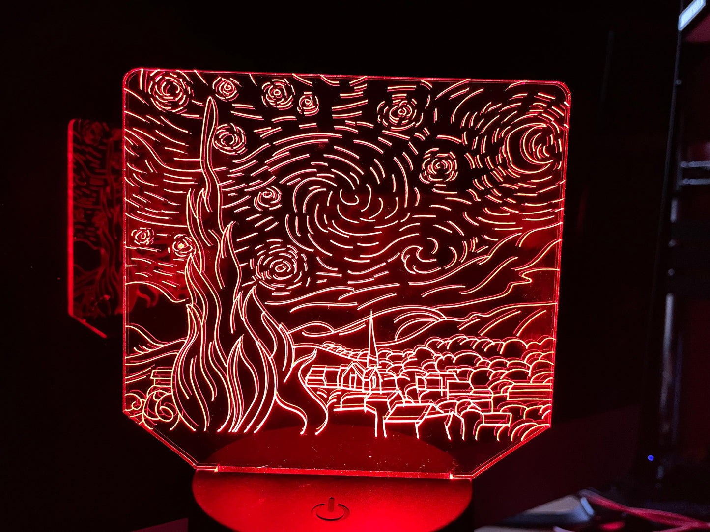 The Starry Night by Vincent VanGogh | Nightlight | LED Sign | Gifts for Kids | Kid Home Decor | Night Light for Kids