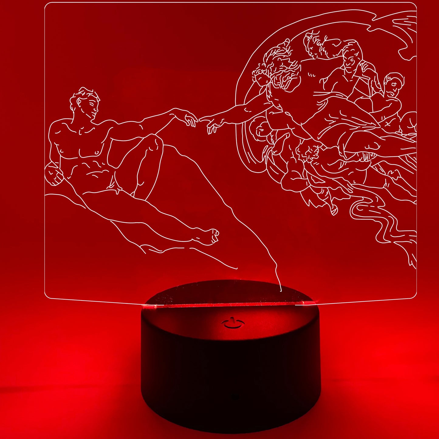 The Creation Of Adam by Michaelangelo | Nightlight | LED Sign | Gifts for Kids | Kid Home Decor | Night Light for Kids