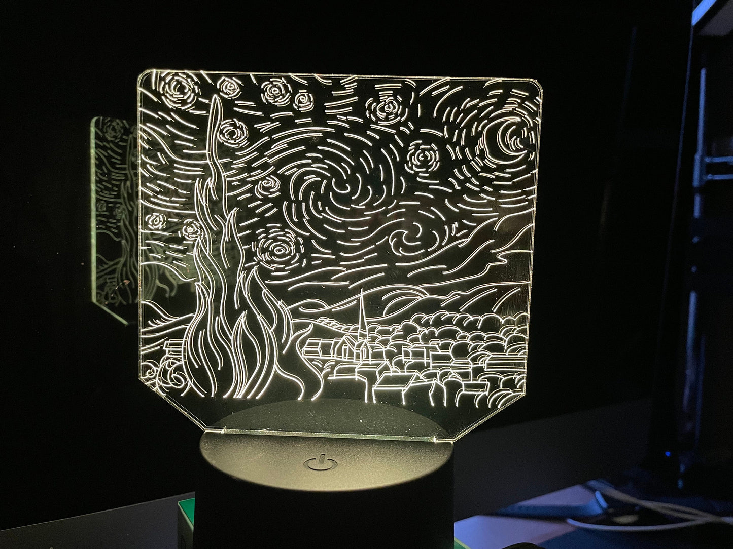 The Starry Night by Vincent VanGogh | Nightlight | LED Sign | Gifts for Kids | Kid Home Decor | Night Light for Kids