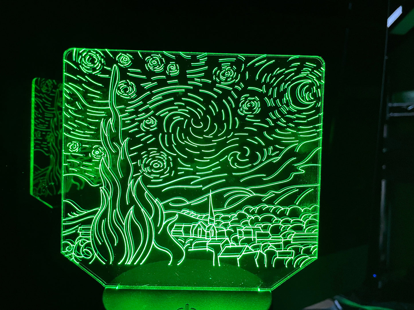 The Starry Night by Vincent VanGogh | Nightlight | LED Sign | Gifts for Kids | Kid Home Decor | Night Light for Kids