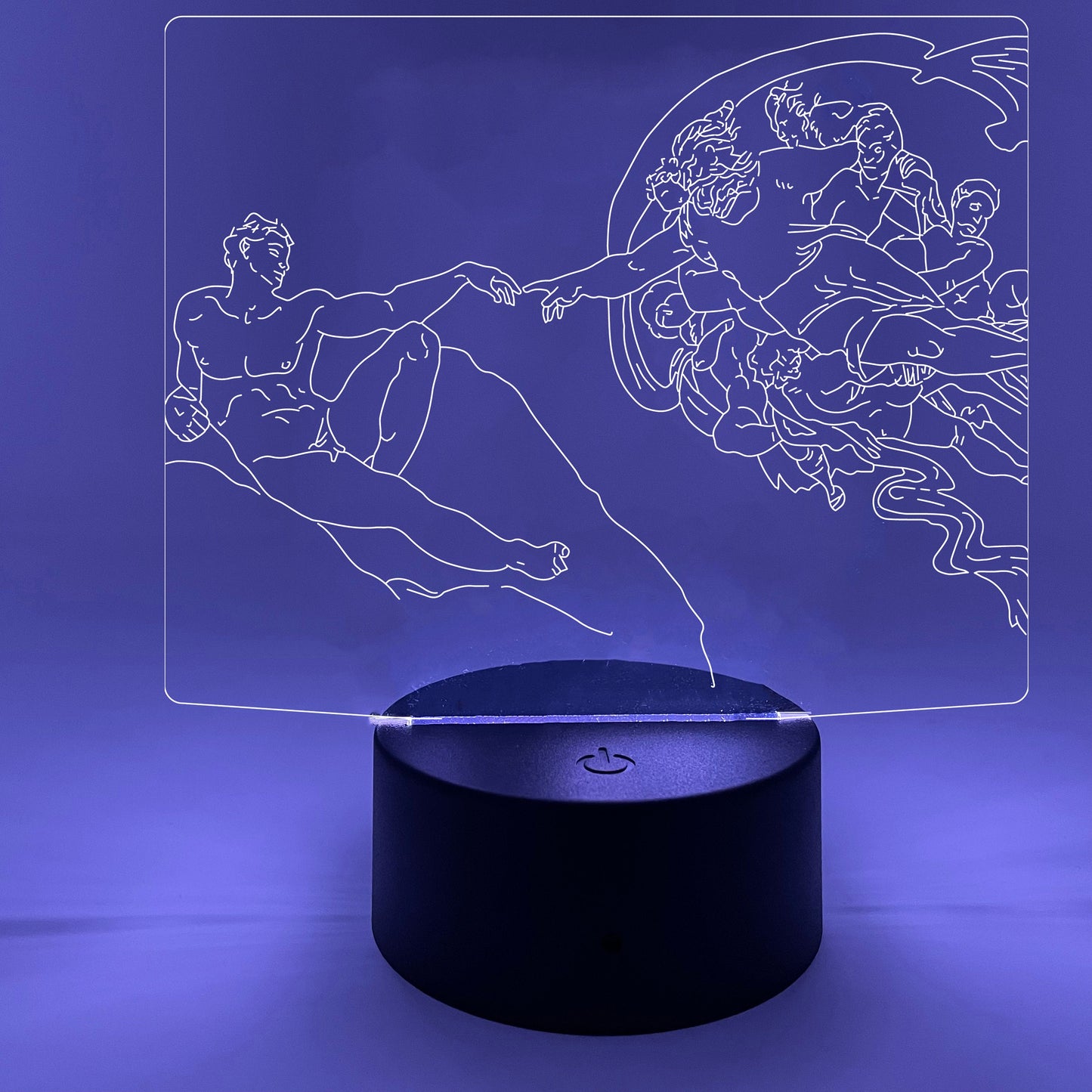 The Creation Of Adam by Michaelangelo | Nightlight | LED Sign | Gifts for Kids | Kid Home Decor | Night Light for Kids