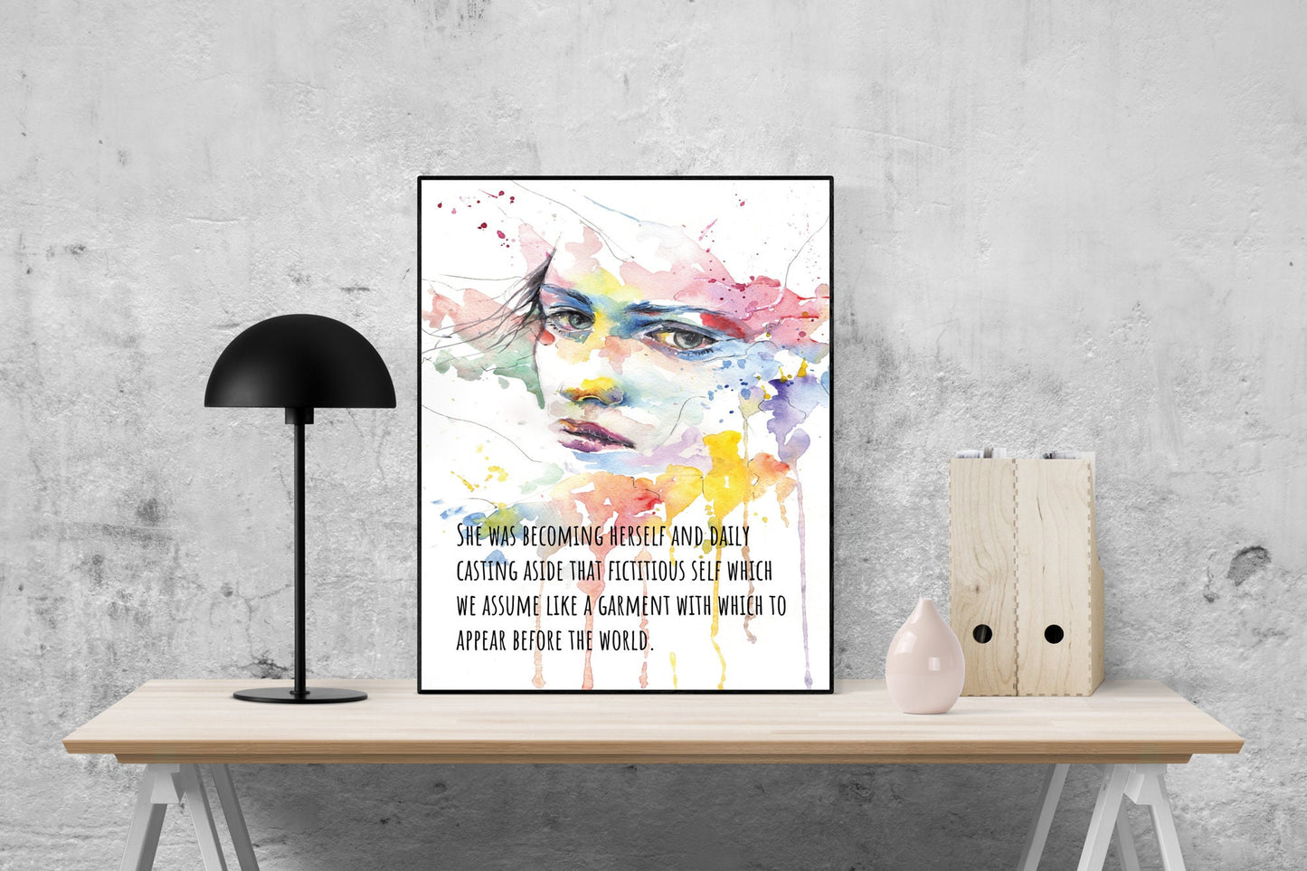 She Was Becoming herself | Kate Chopin | Art Print