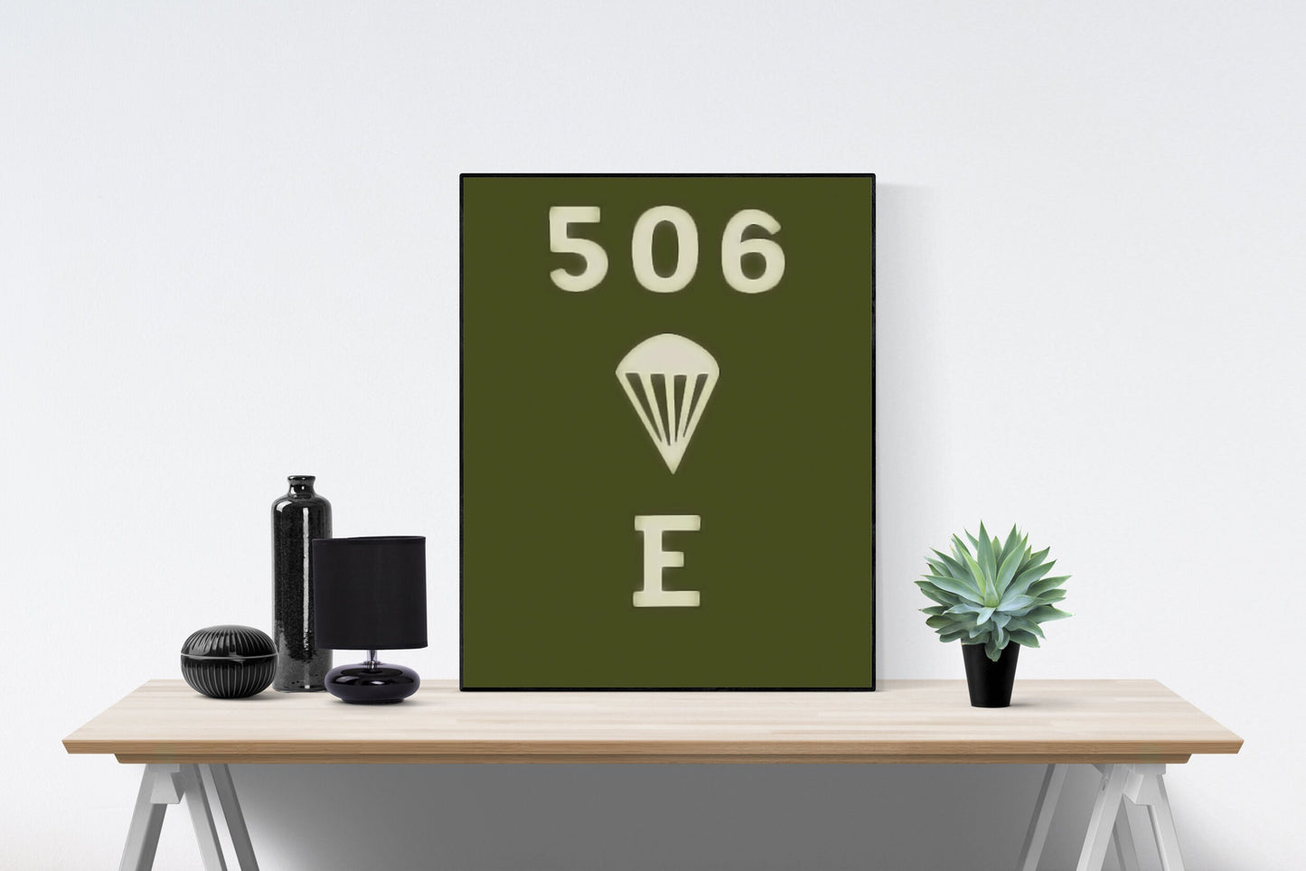 Military Art Print | Easy Company 506th | 101st Parachute Infantry Regiment | Home Decor | World War 2 | Poster