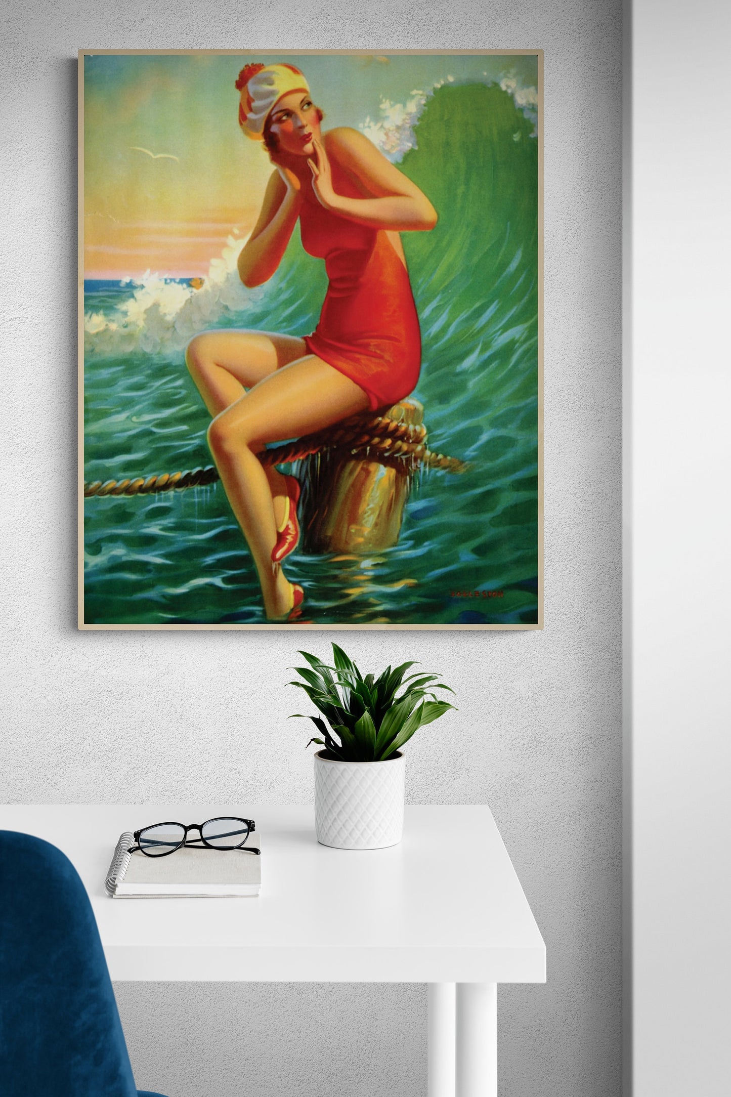 Sitting Pretty | Edward Mason Eggleston Painting | Giclée Art Print