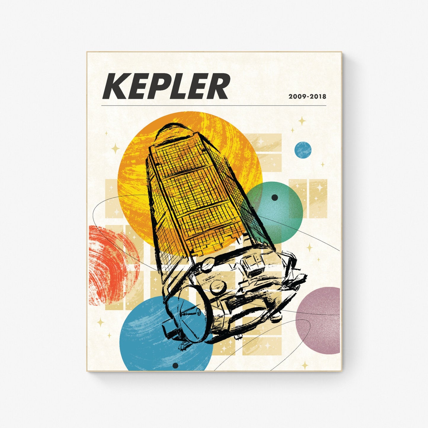 Kepler Telescope Outer Space | Concept | NASA Art Print