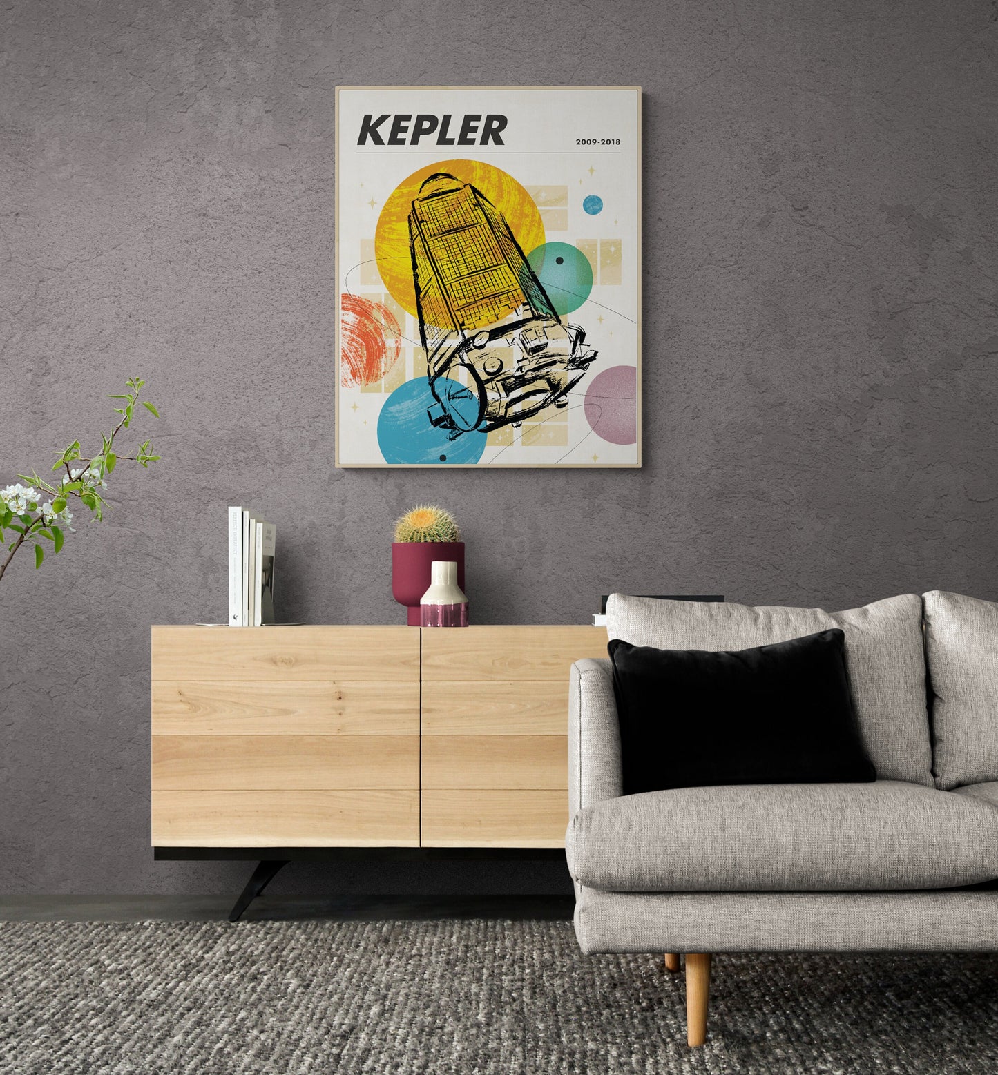 Kepler Telescope Outer Space | Concept | NASA Art Print