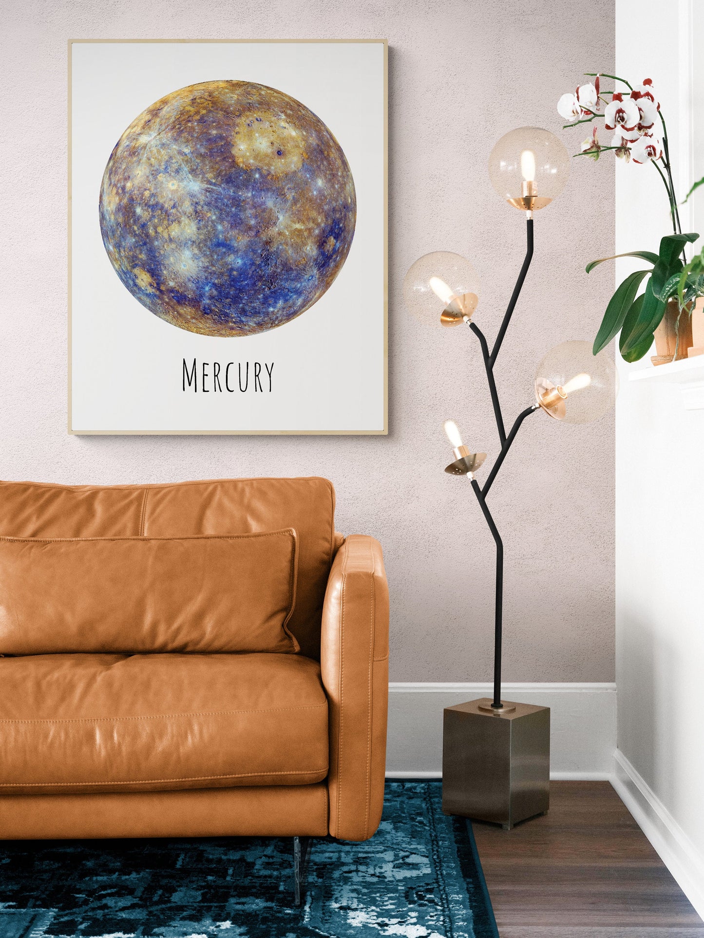 Planet Mercury | Astronomy | Space Exploration Plan | Outer Space | Concept | NASA Art Print