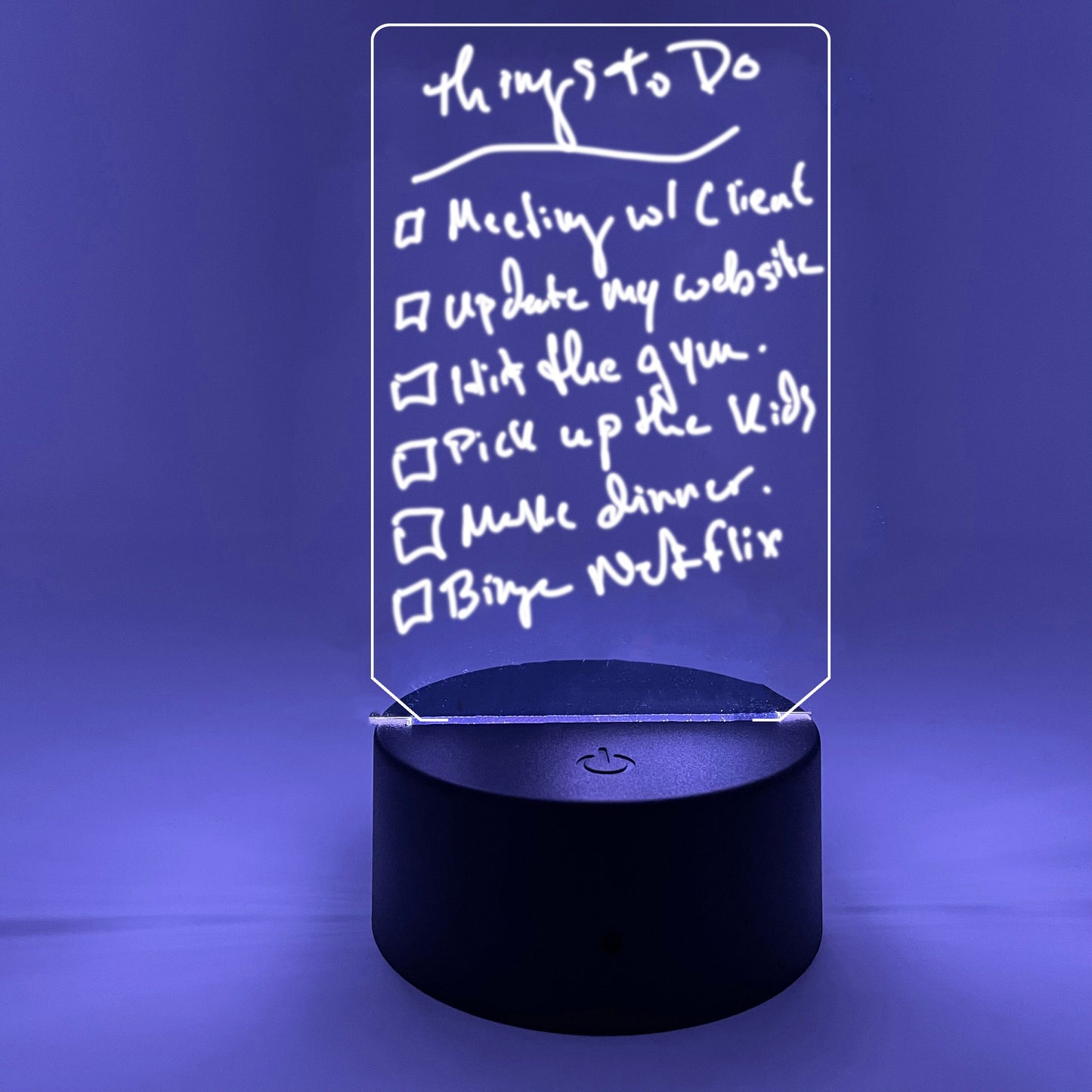 Personal Message LED Note Board | Night Lamp | Gift For Her | Gift For Him | Present | Night Light | Notes | Board | Pen | Decoration