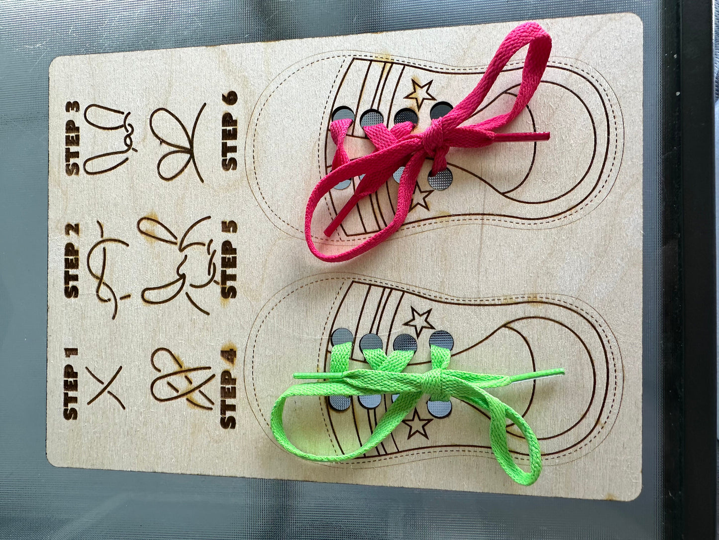 Learn To Tie Your Shoes Kit | Early Childhood Life Lesson | Early Education | Montessori