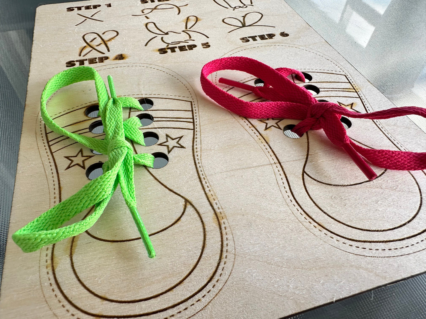 Learn To Tie Your Shoes Kit | Early Childhood Life Lesson | Early Education | Montessori