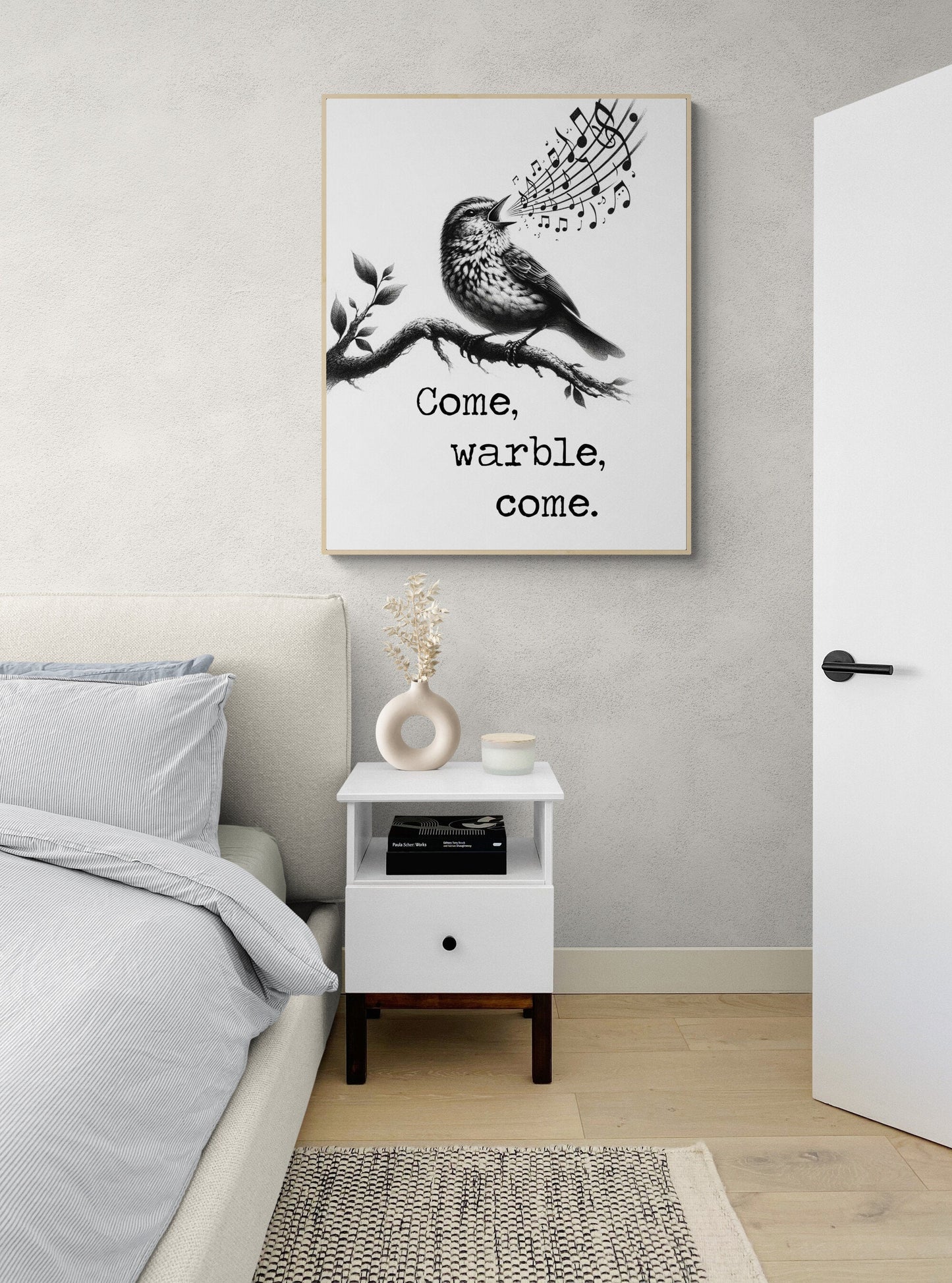 Come Warble Come by William Shakespeare's As You Like It Songbird Art Print