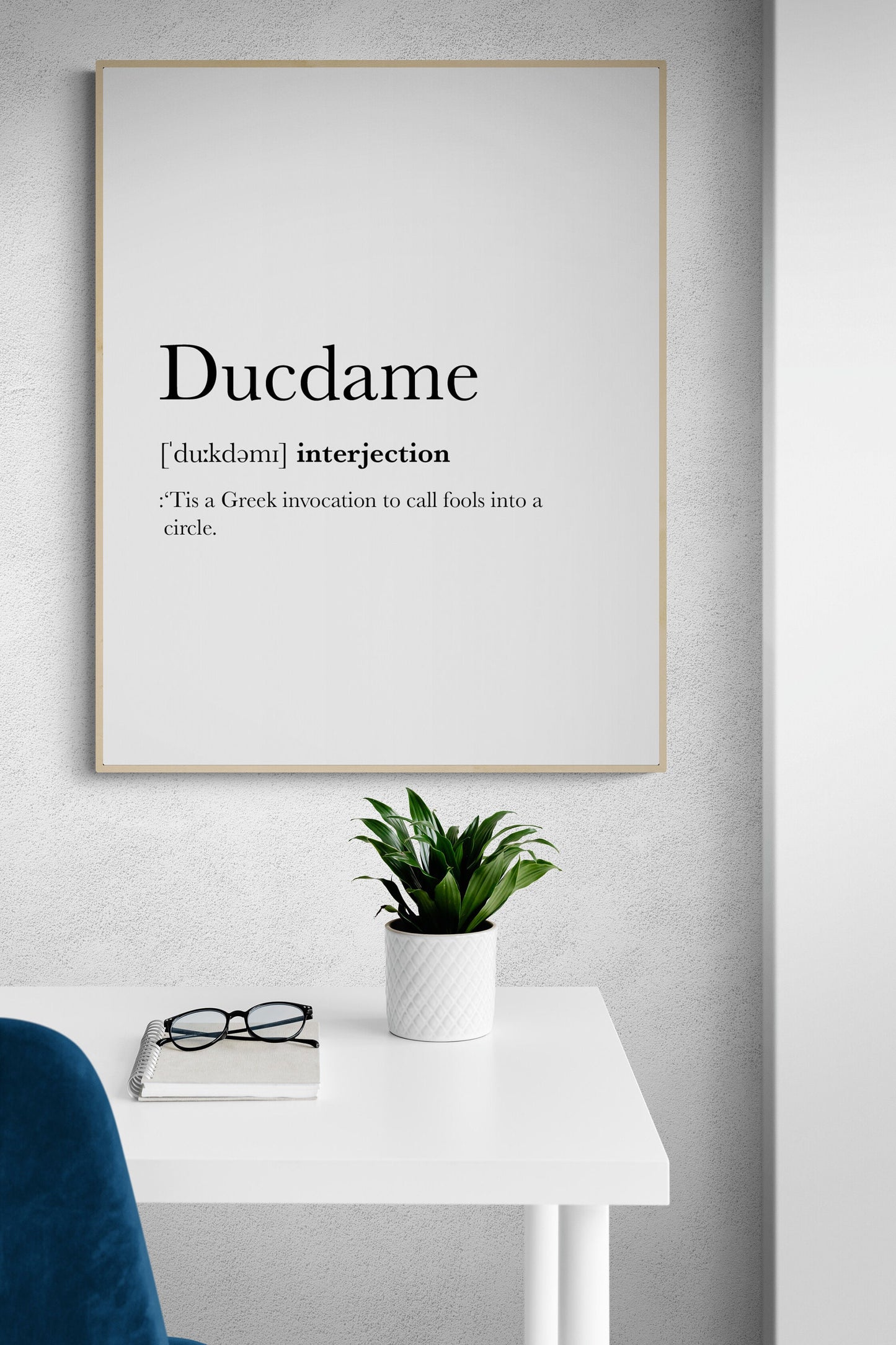 Ducdame Invocation by William Shakespeare's As You Like It Bird Art Print