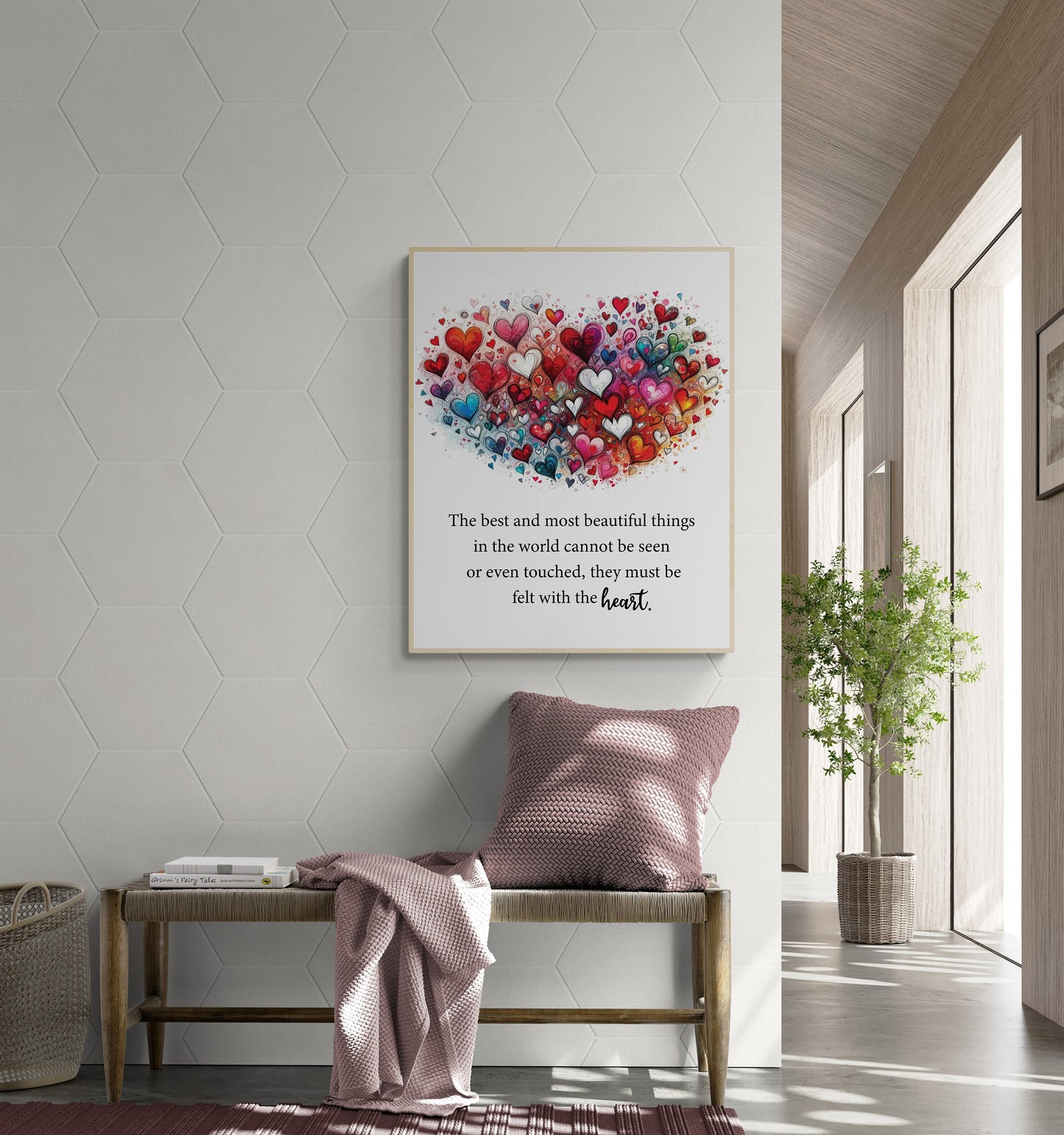 The Best And Most Beautiful Things In The World Cannot Be Seen Or Even Touched They Must Be Felt With The Heart by Helen Keller Art Print
