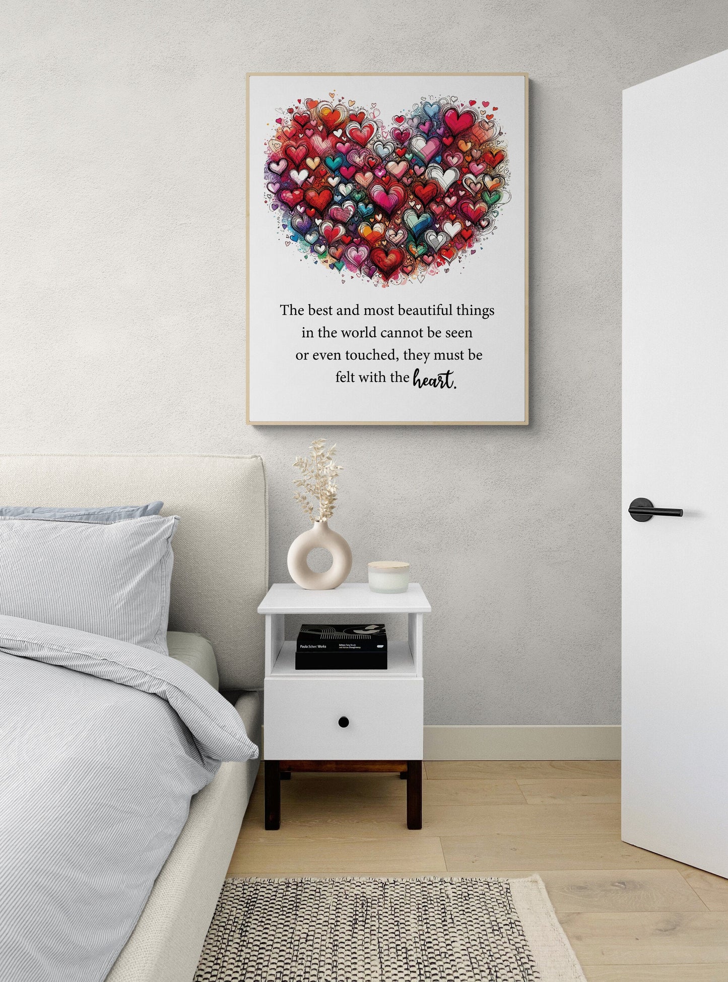 The Best And Most Beautiful Things In The World Cannot Be Seen by Helen Keller Art Print