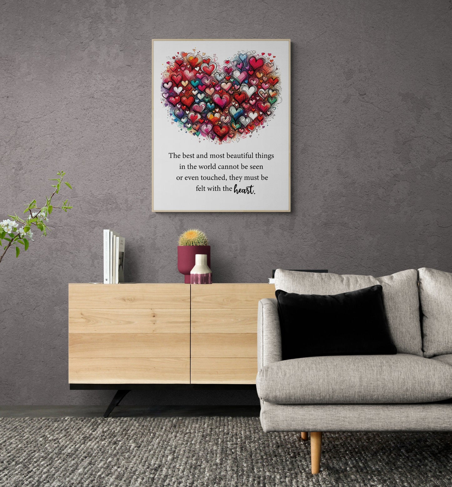The Best And Most Beautiful Things In The World Cannot Be Seen by Helen Keller Art Print