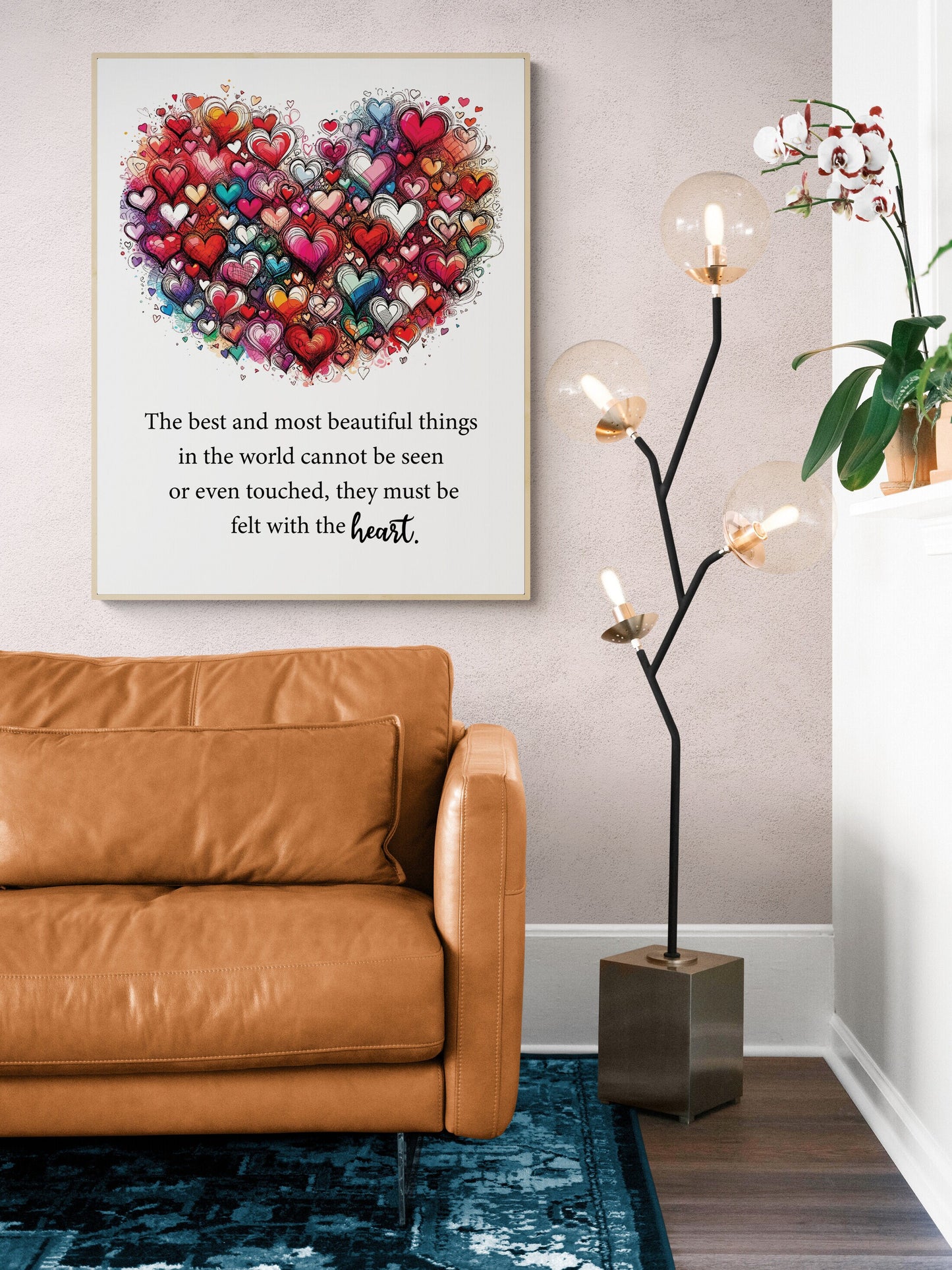 The Best And Most Beautiful Things In The World Cannot Be Seen by Helen Keller Art Print