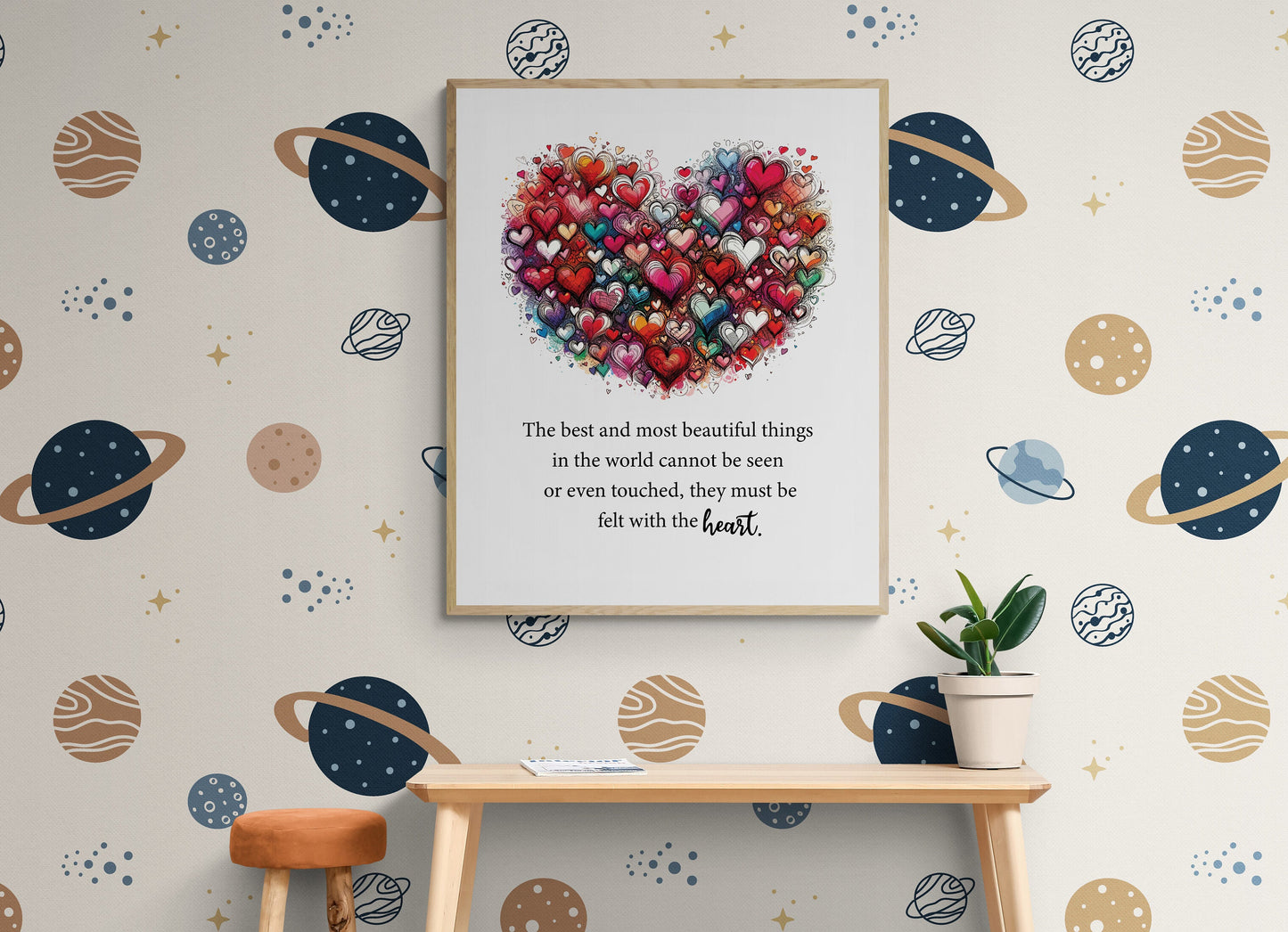 The Best And Most Beautiful Things In The World Cannot Be Seen by Helen Keller Art Print