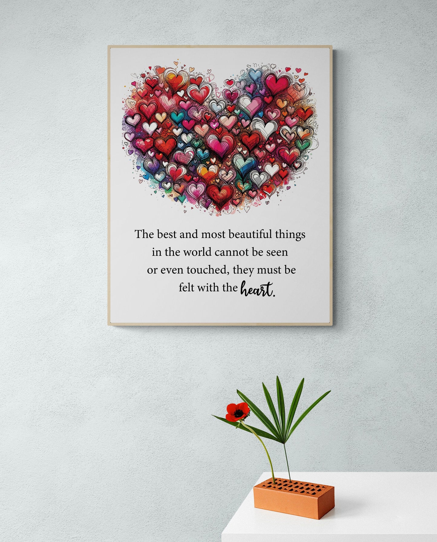 The Best And Most Beautiful Things In The World Cannot Be Seen by Helen Keller Art Print