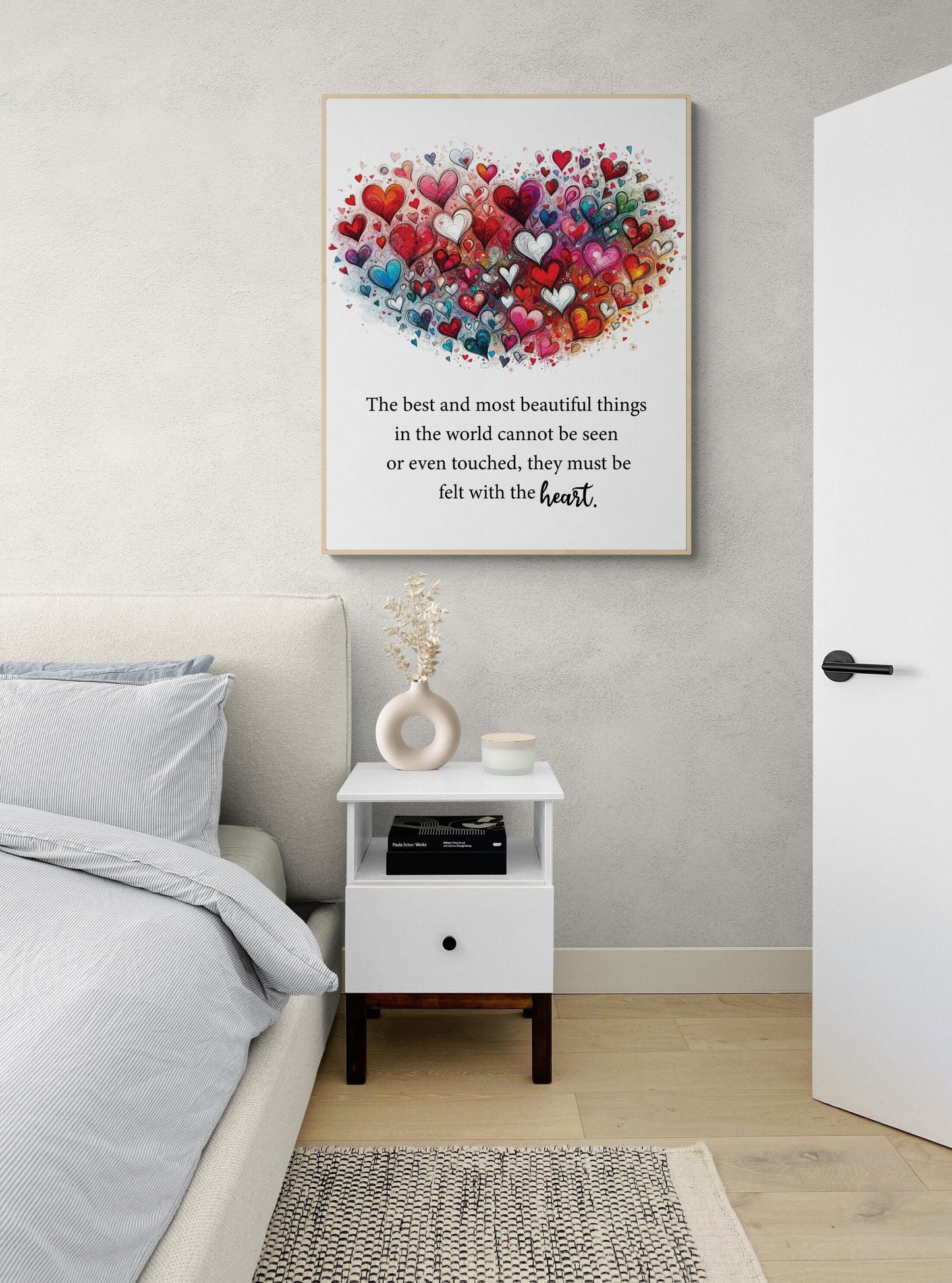 The Best And Most Beautiful Things In The World Cannot Be Seen Or Even Touched They Must Be Felt With The Heart by Helen Keller Art Print