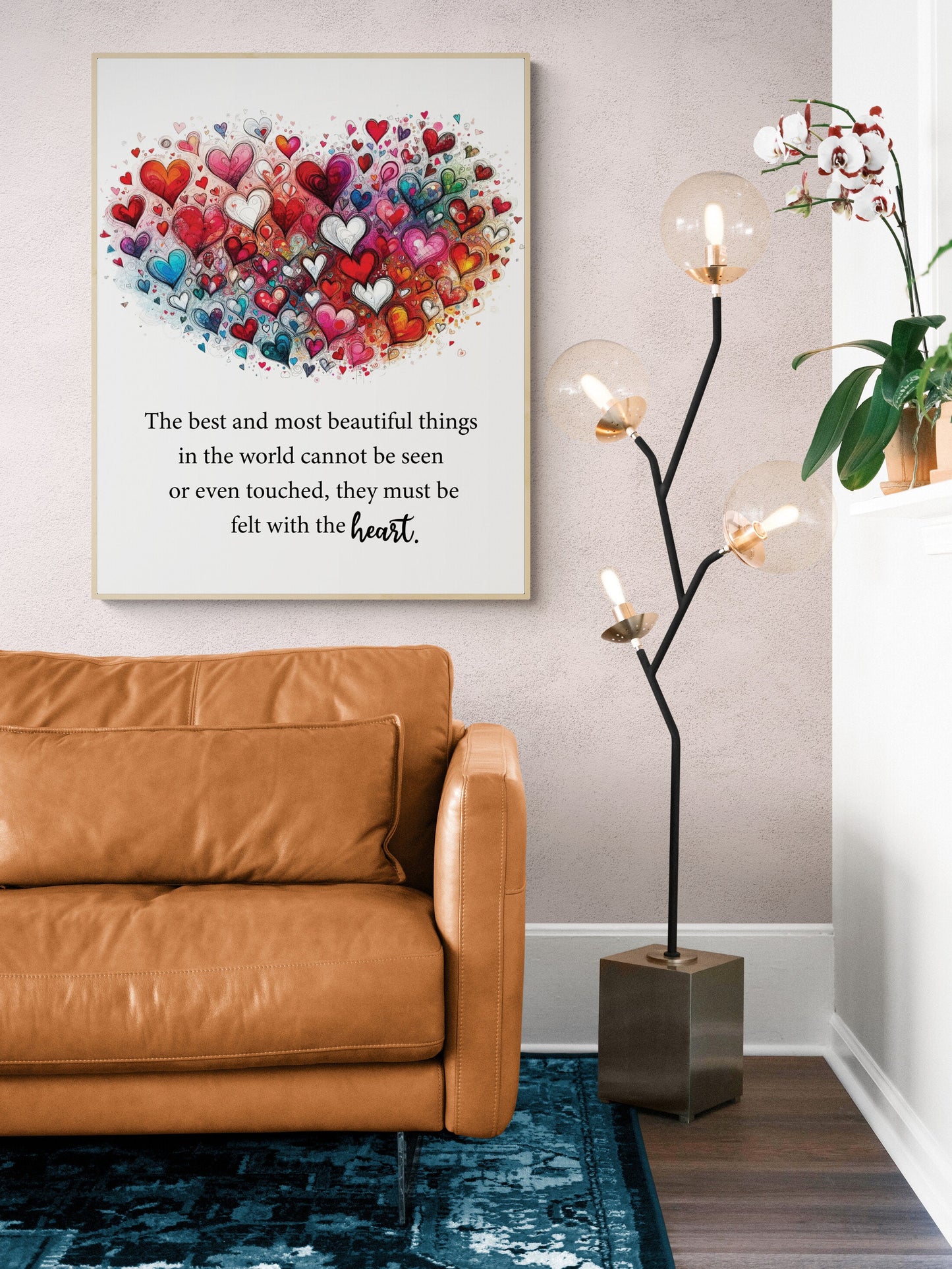 The Best And Most Beautiful Things In The World Cannot Be Seen Or Even Touched They Must Be Felt With The Heart by Helen Keller Art Print