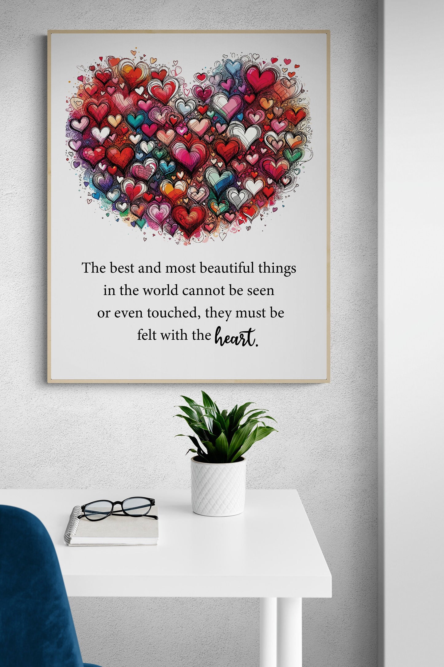 The Best And Most Beautiful Things In The World Cannot Be Seen by Helen Keller Art Print