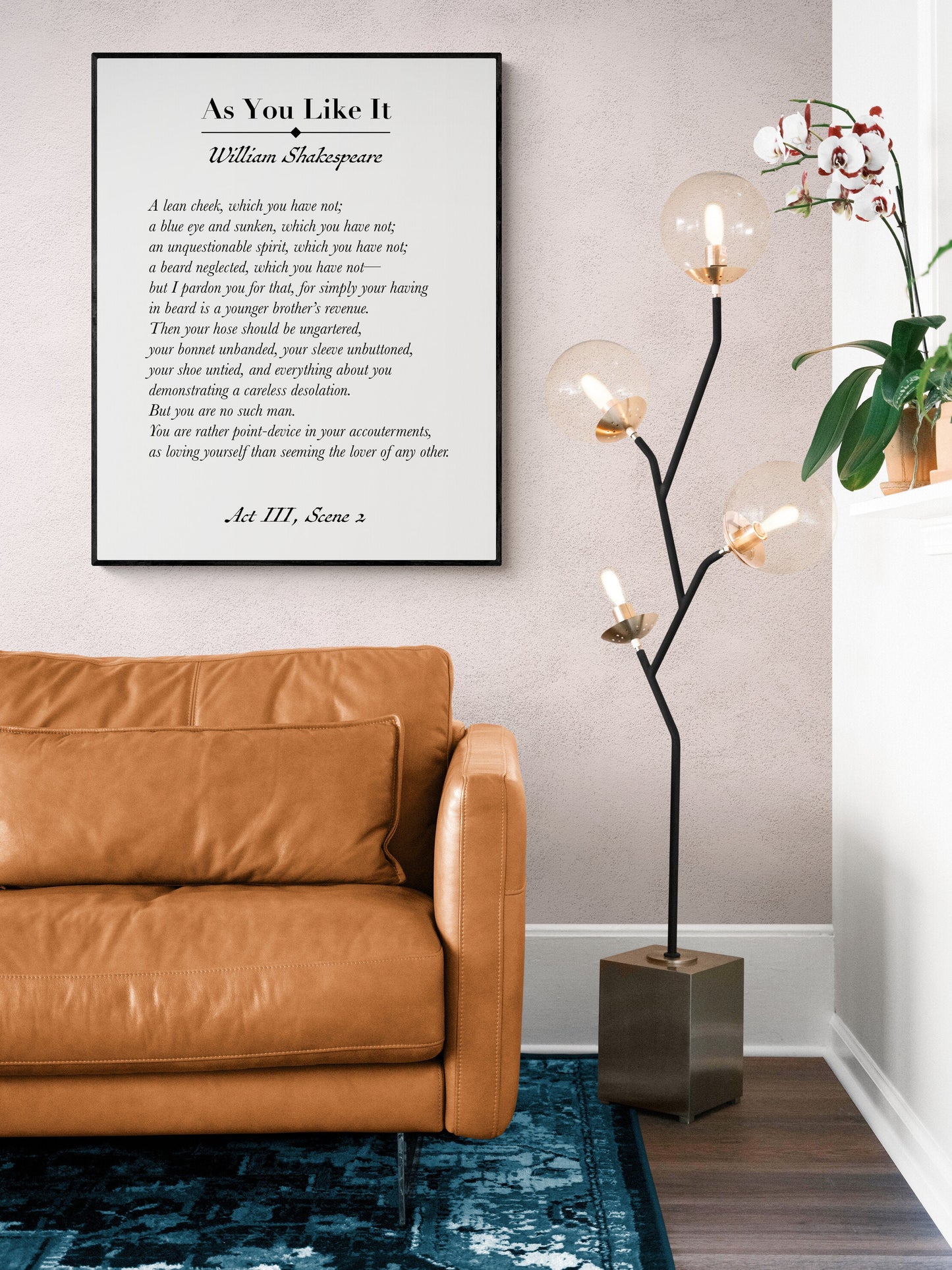 The Marks Of A Man In Love from As You Like It by William Shakespeare | Book Page | Home Decor | Art Print