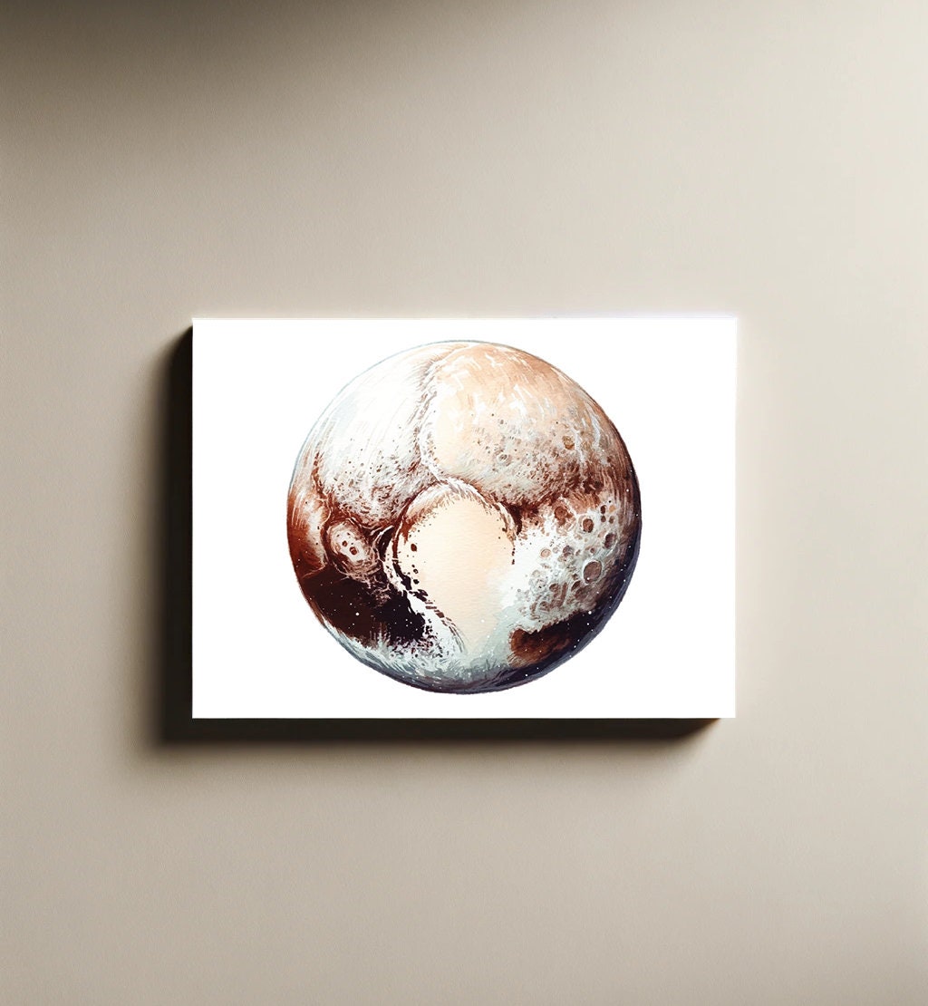Space Themed Planets Watercolor Happy Birthday Cards | Set of 10 Letters | Blank Inside | High-Quality Card Stock with Envelope