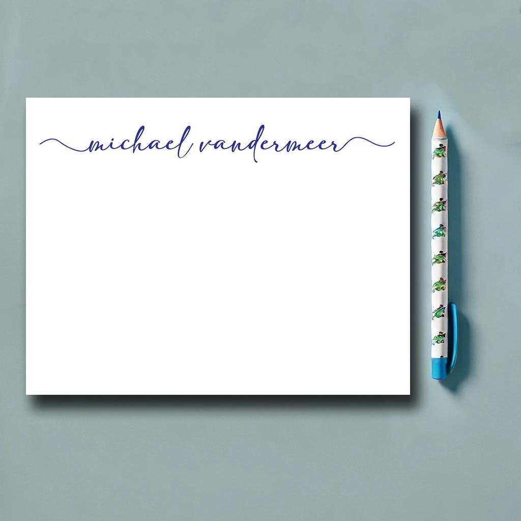 Personalized Stationary | Name | Set | Custom Children's Letterhead Design